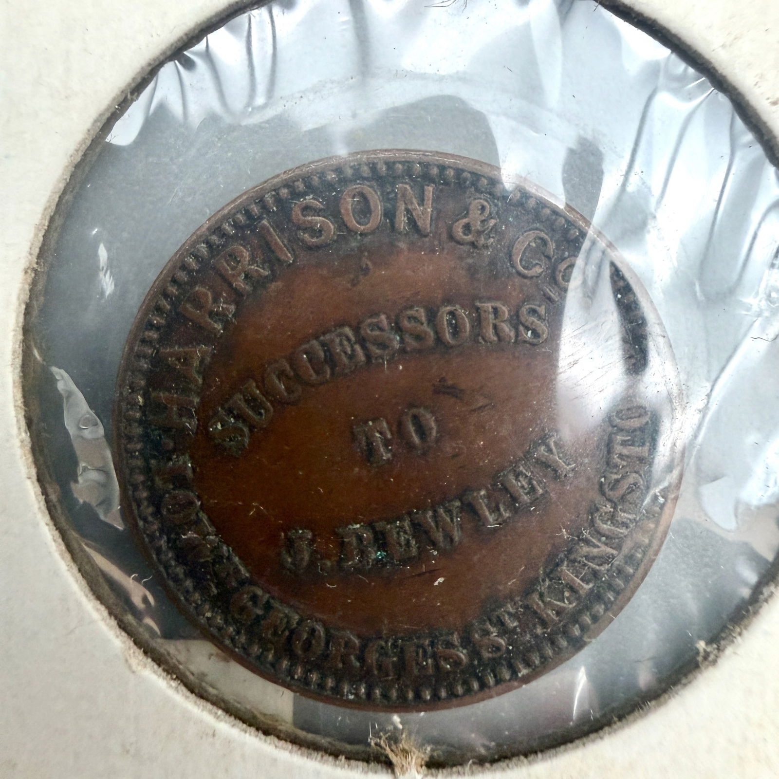 Group (4) Assorted Merchant Tokens - 9