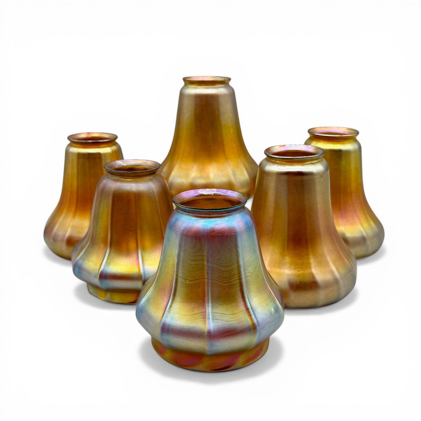 Group of Six Favrile Shades (1 of 6)