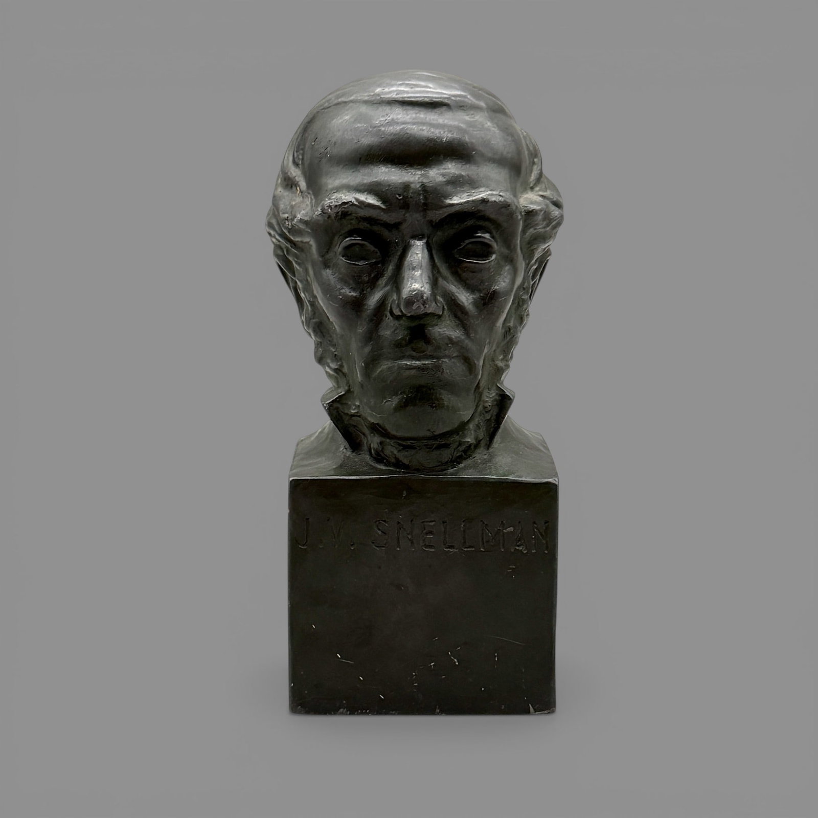 Miniature Bronze of J.V. Snellman (1 of 3)