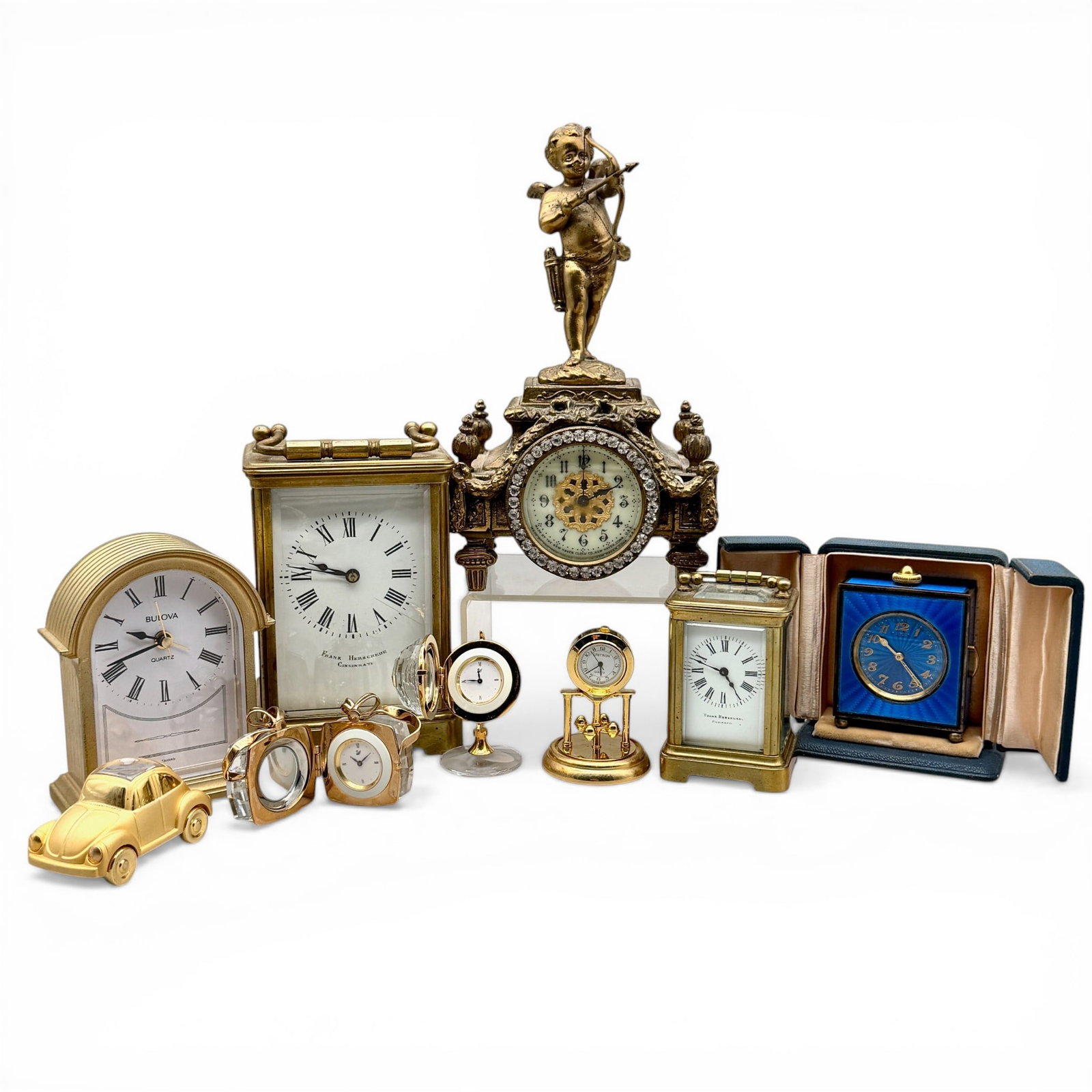 Group of Desk and Travel Clocks (1 of 9)