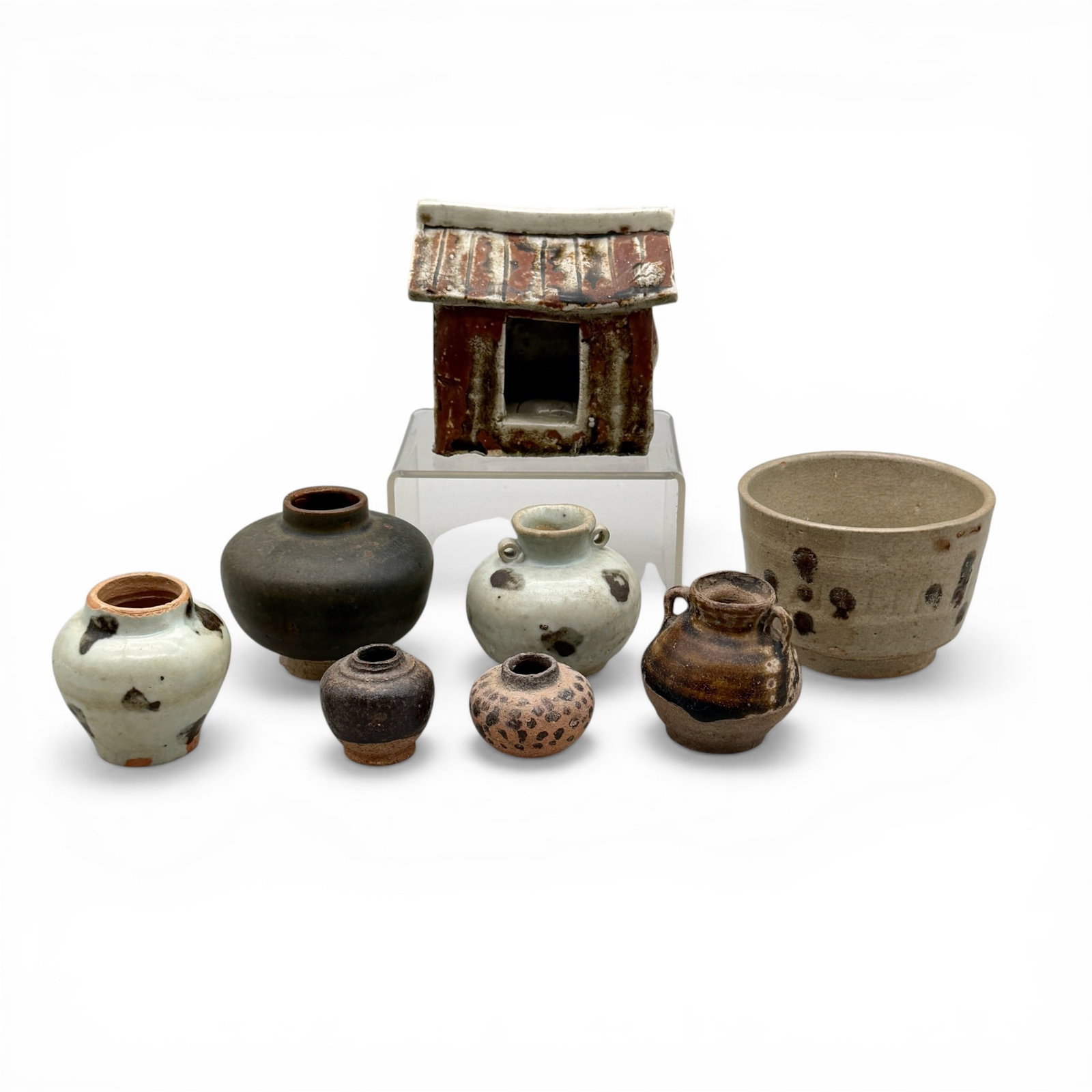 Collection of Spotted Ware Cizou Type Pottery (1 of 7)