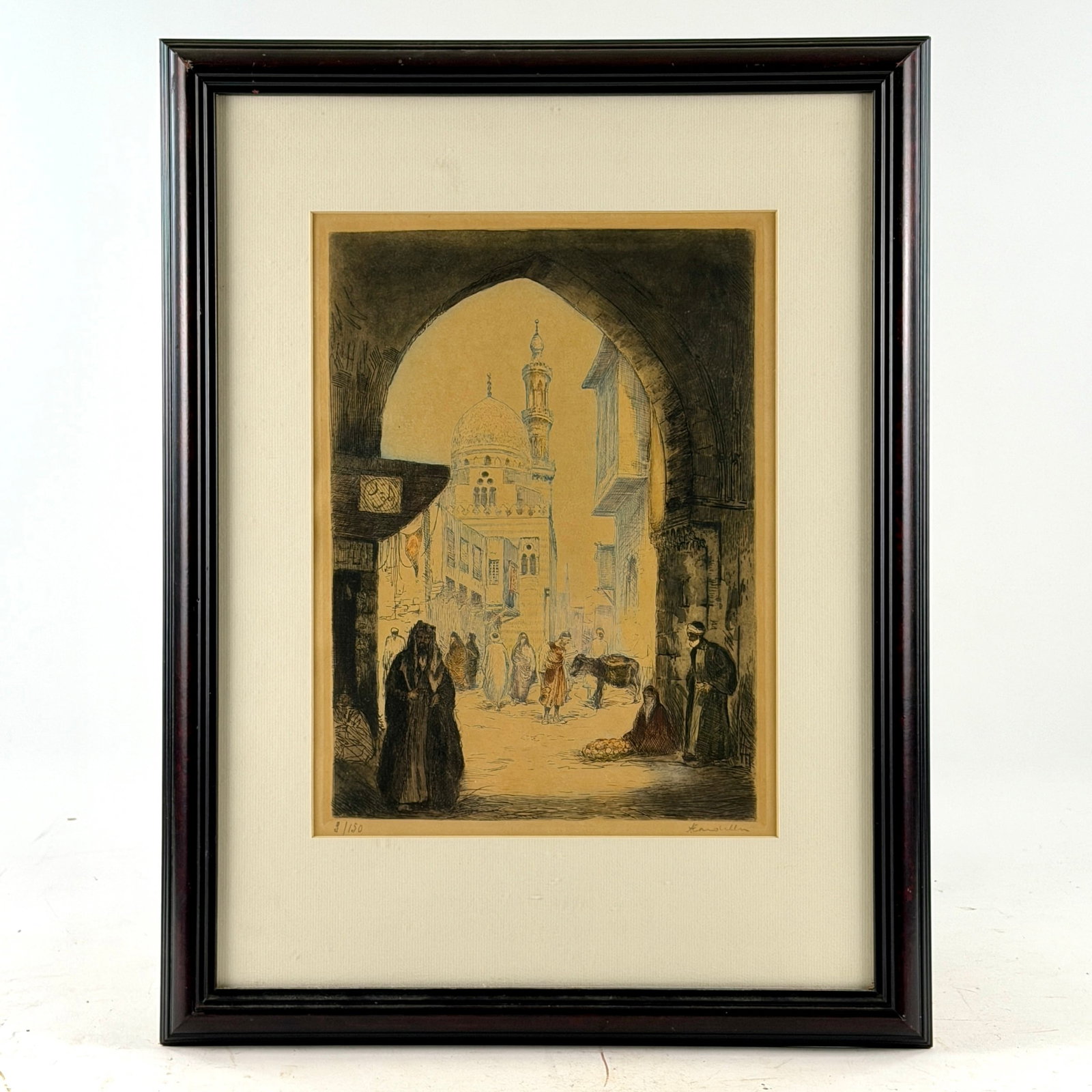 Three Framed Lithographs - 4
