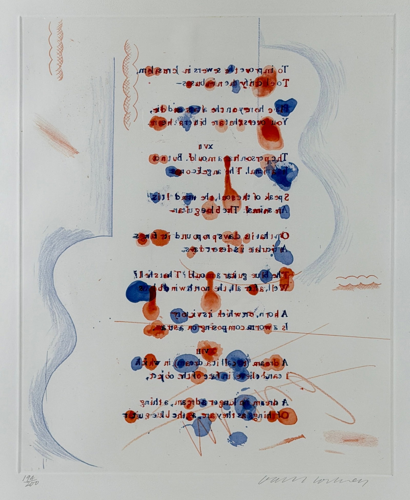 David Hockney (British, b. 1937), "Made in April" (1 of 8)