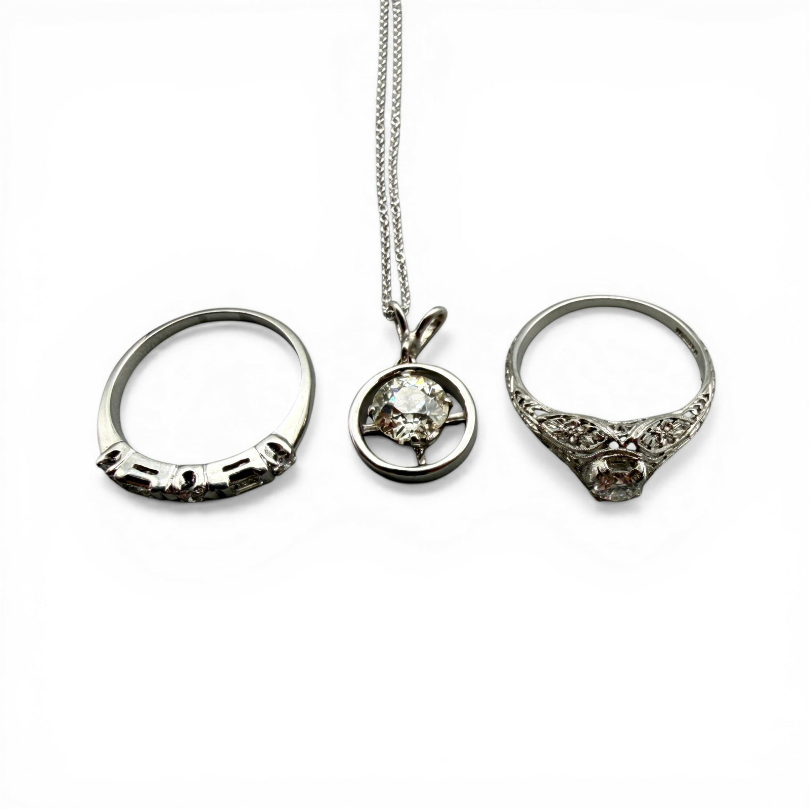 Ladies Platinum and 14K jewelry (1 of 6)