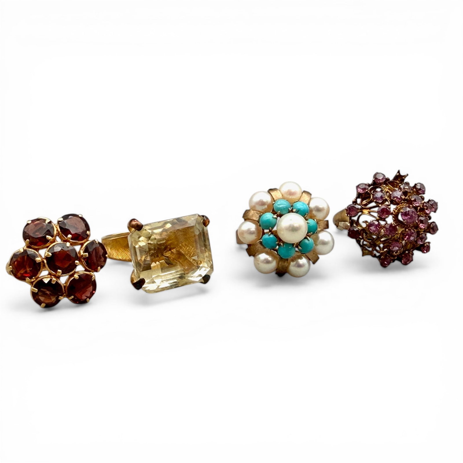 Group of Four 14K Gold Rings (1 of 12)