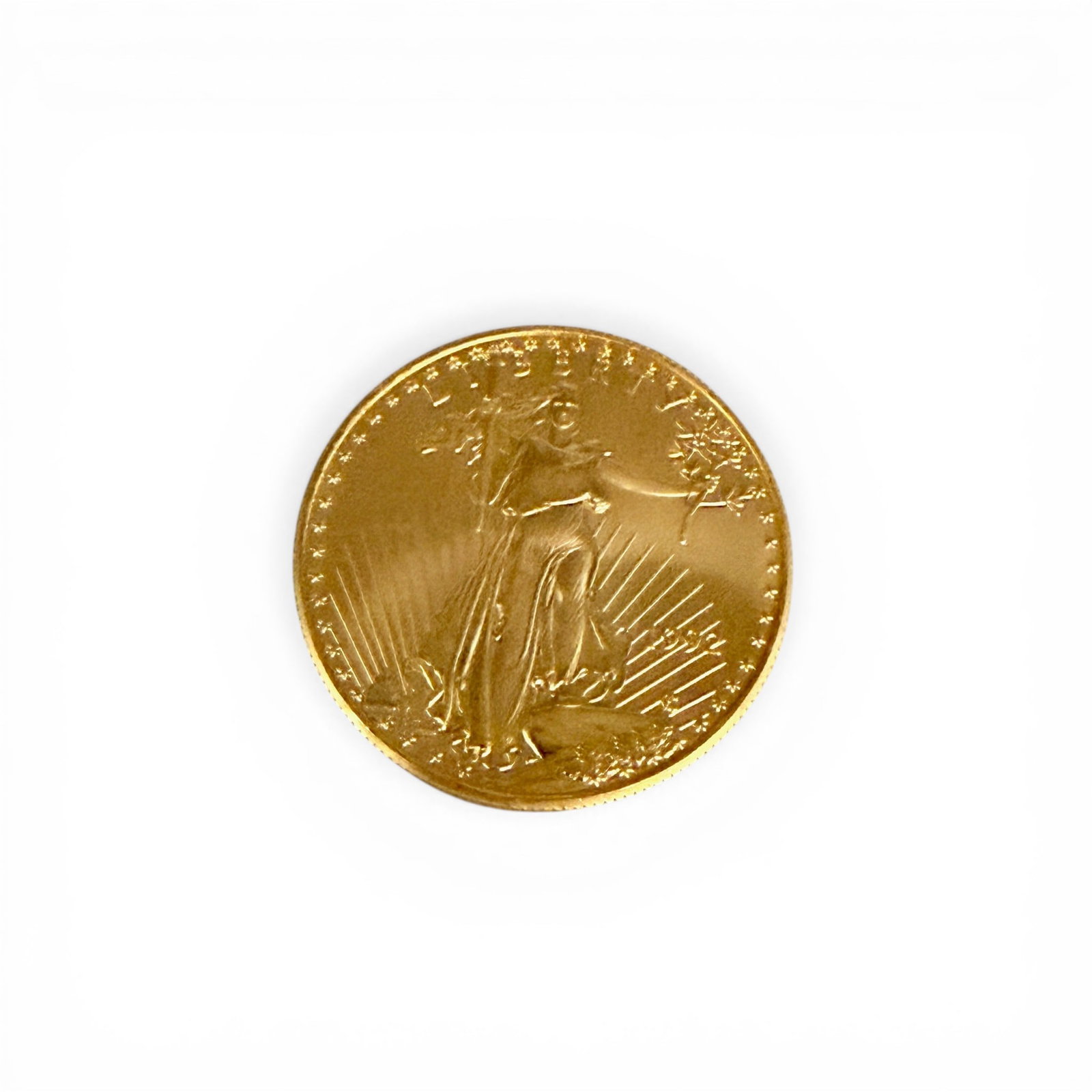 U.S. Flowing Liberty One Oz. Fine Gold Coin (1 of 2)