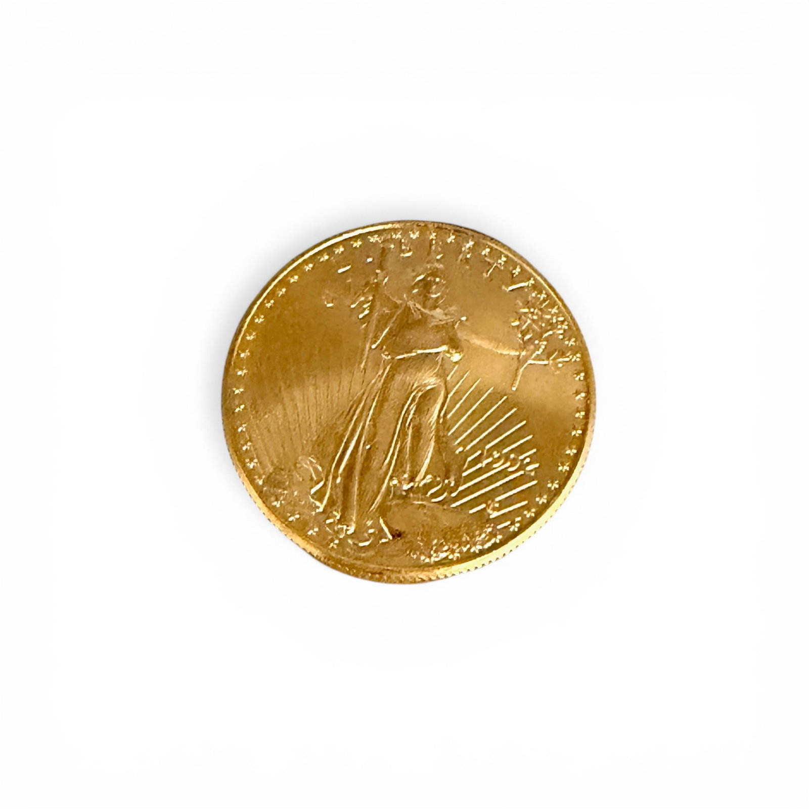 U.S. Flowing Liberty One Oz. Fine Gold Coin (1 of 2)