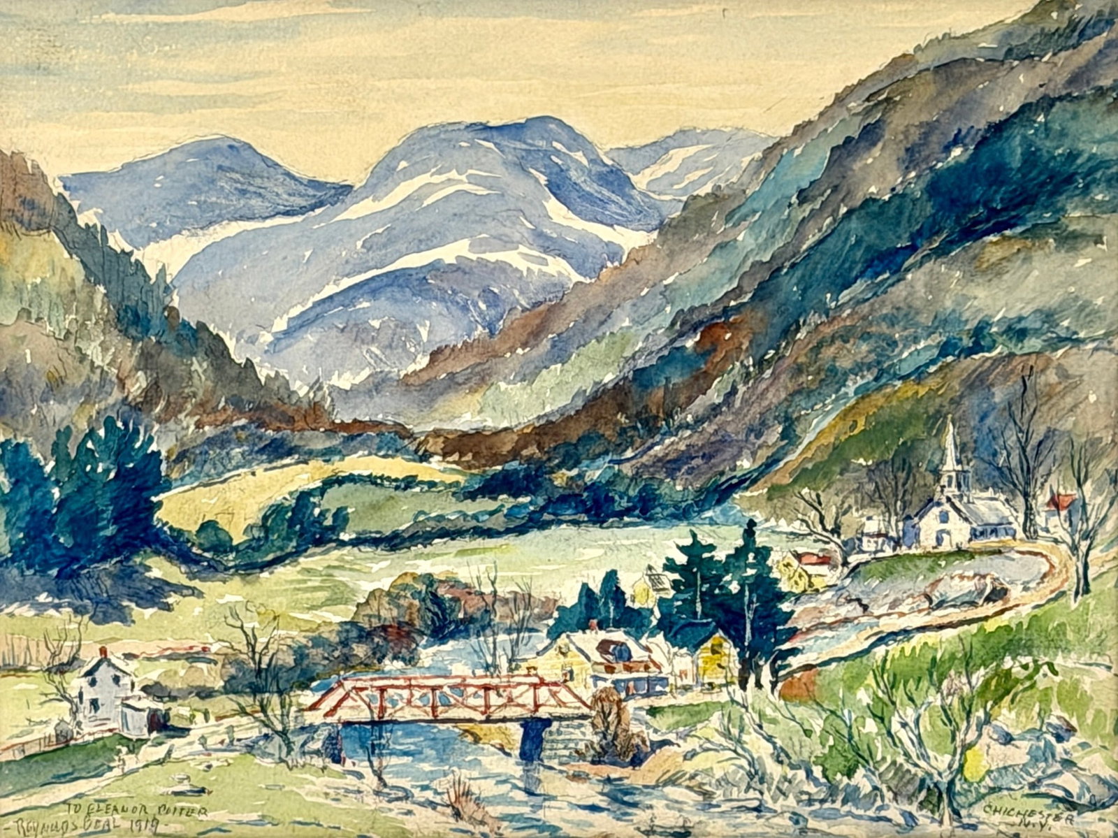 Pair of Reynolds Beal Watercolors (1 of 6)