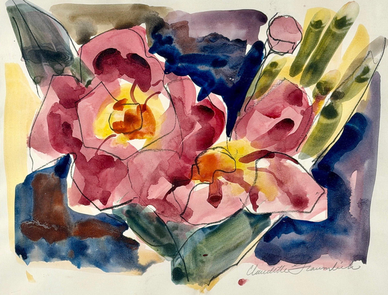 Pair of American Watercolors (1 of 6)