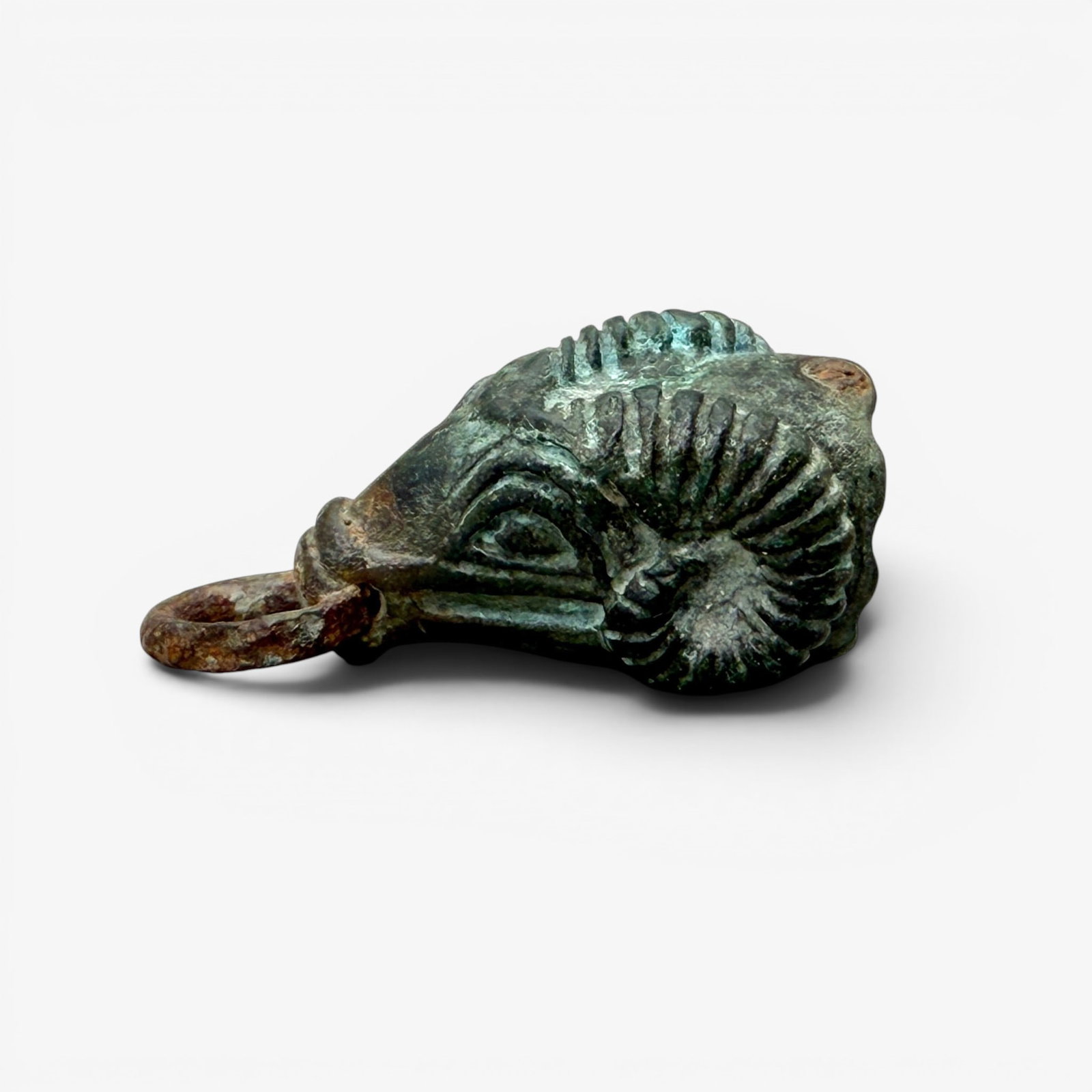 Roman Bronze Ram Head Finial (1 of 8)