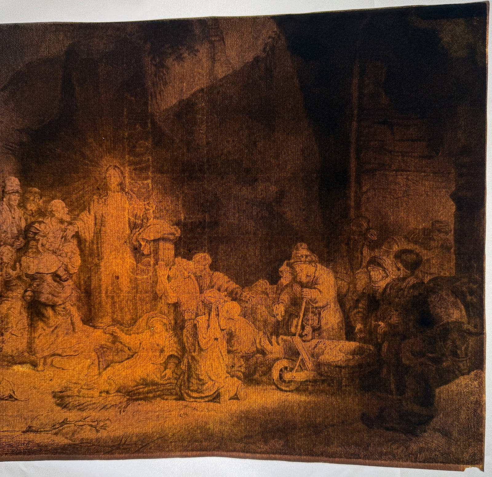 Rembrandt van Rijn, 100 Guilder Etching - 12
