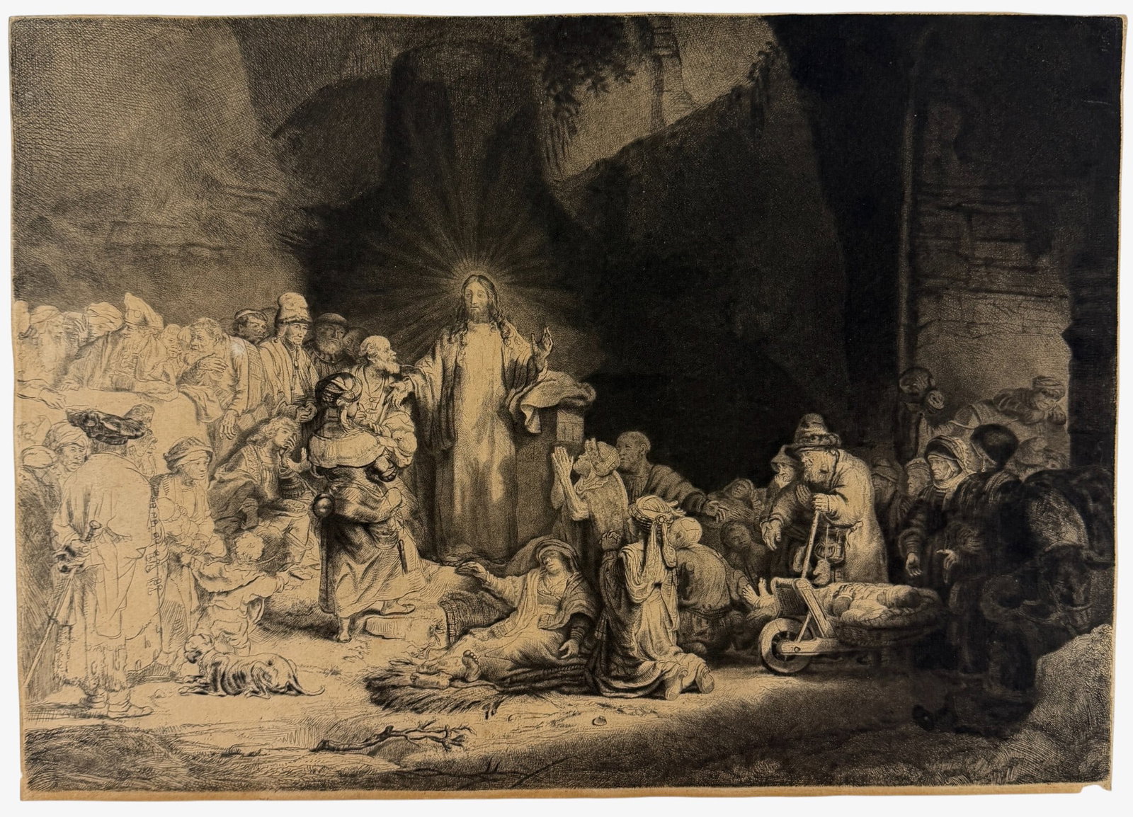 Rembrandt van Rijn, 100 Guilder Etching (1 of 13)