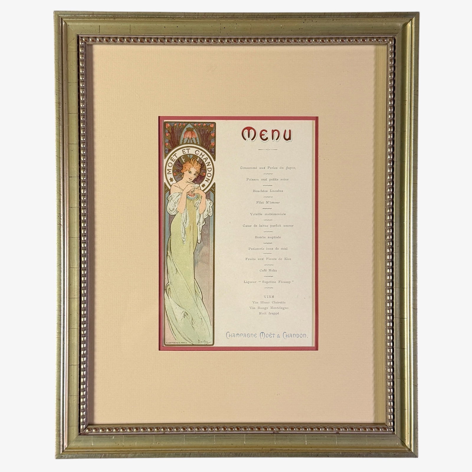 Moet and Chandon Mucha Menu (1 of 3)