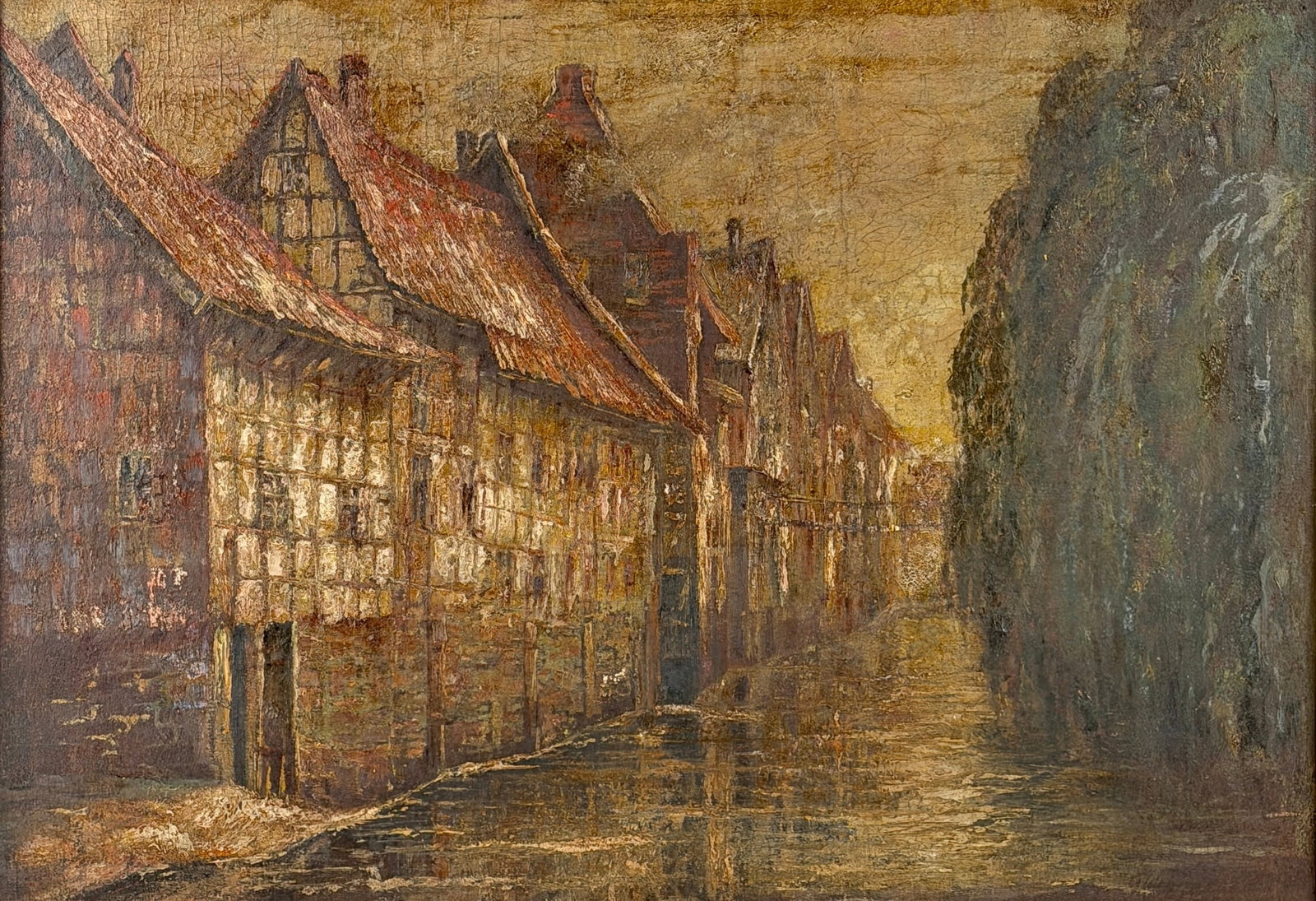 German Street Scene, ca. 1900 - 2