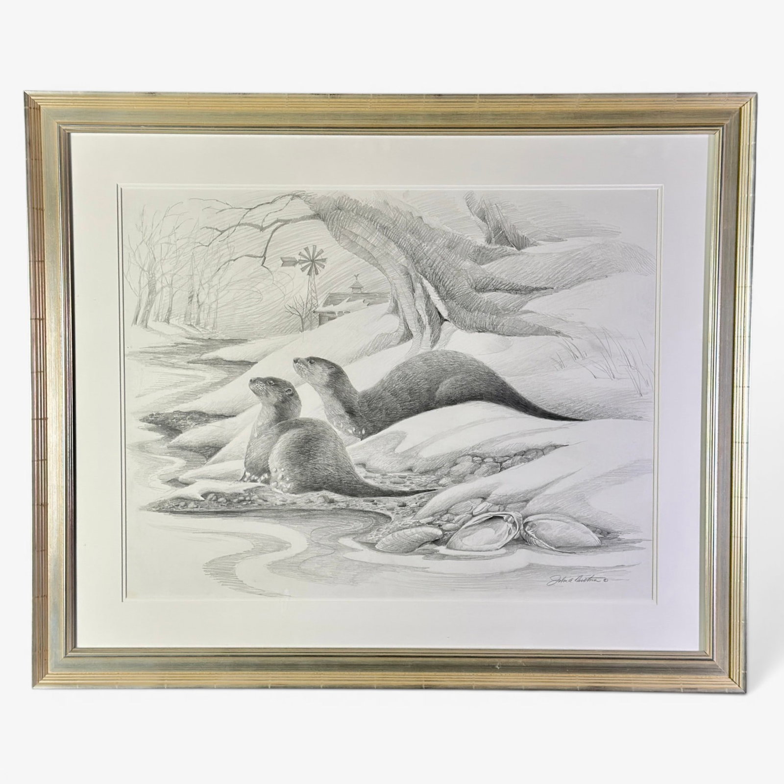 John Ruthven (American, 1924-2020) Graphite Sketch (1 of 5)