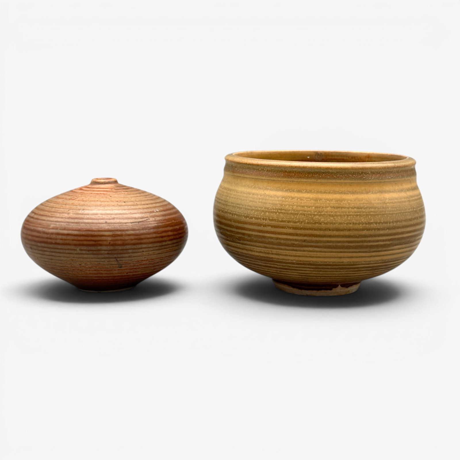 Two Vivika and Otto Heino thrown pots. (1 of 9)