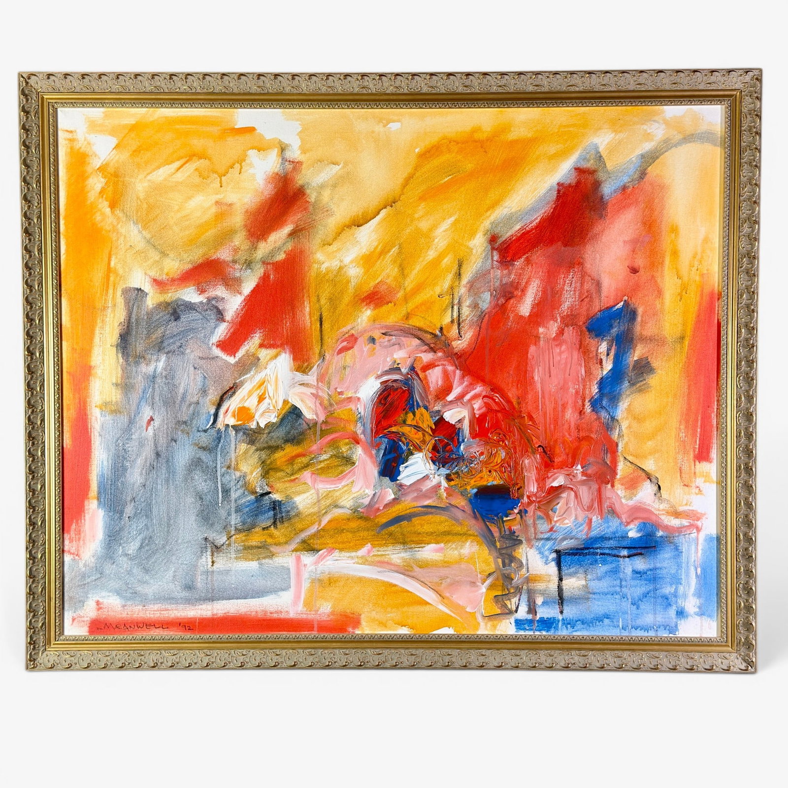 Jack Meanwell Abstract Acrylic on Canvas (1 of 4)