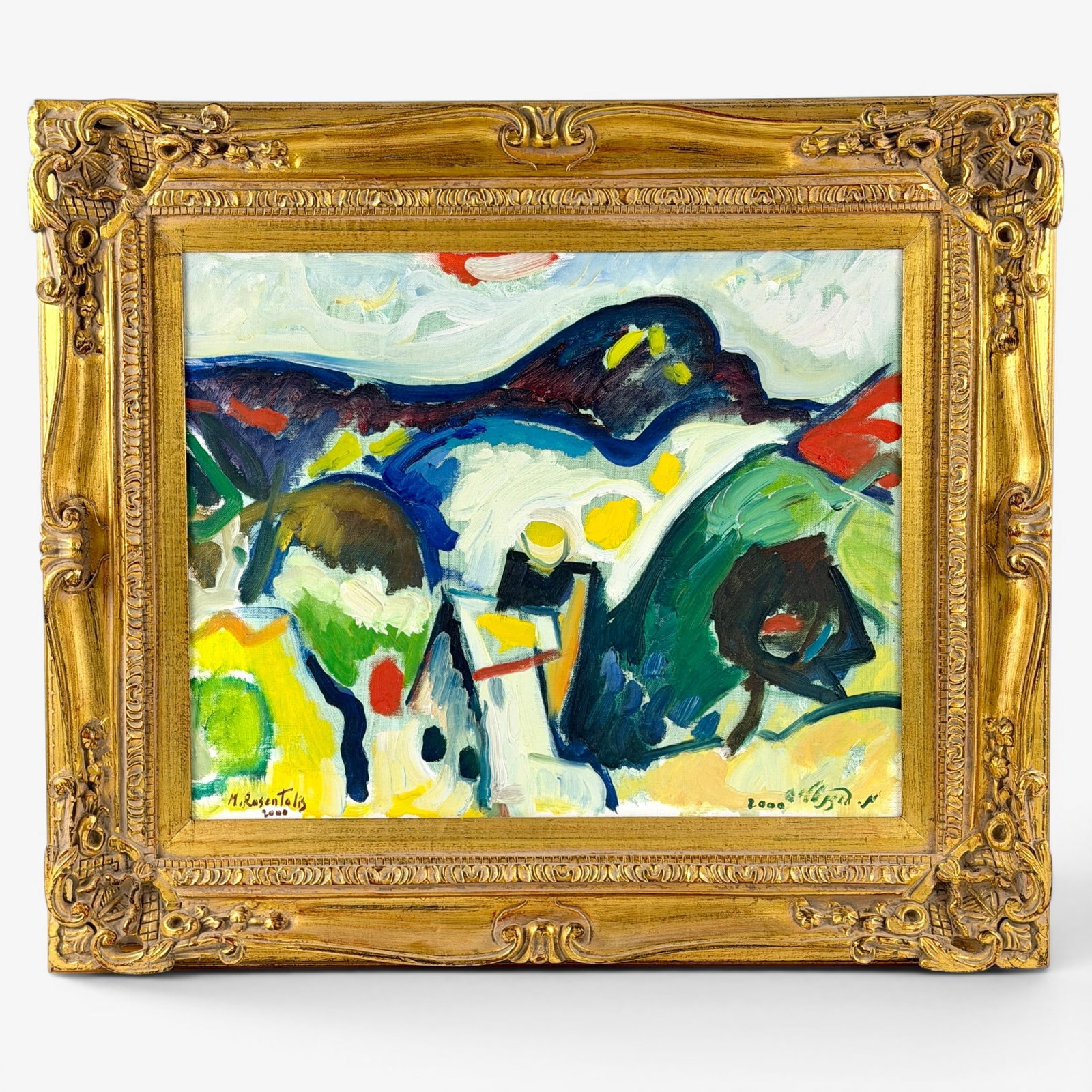 Moshe Rosentalis (Israeli, 1922-2008) Oil on Canvas (1 of 4)