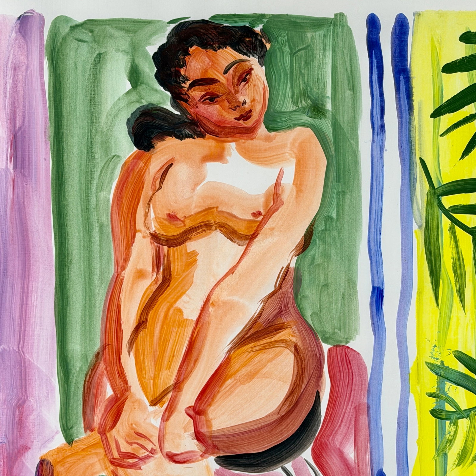 Modernist Lithograph by Norman - 4