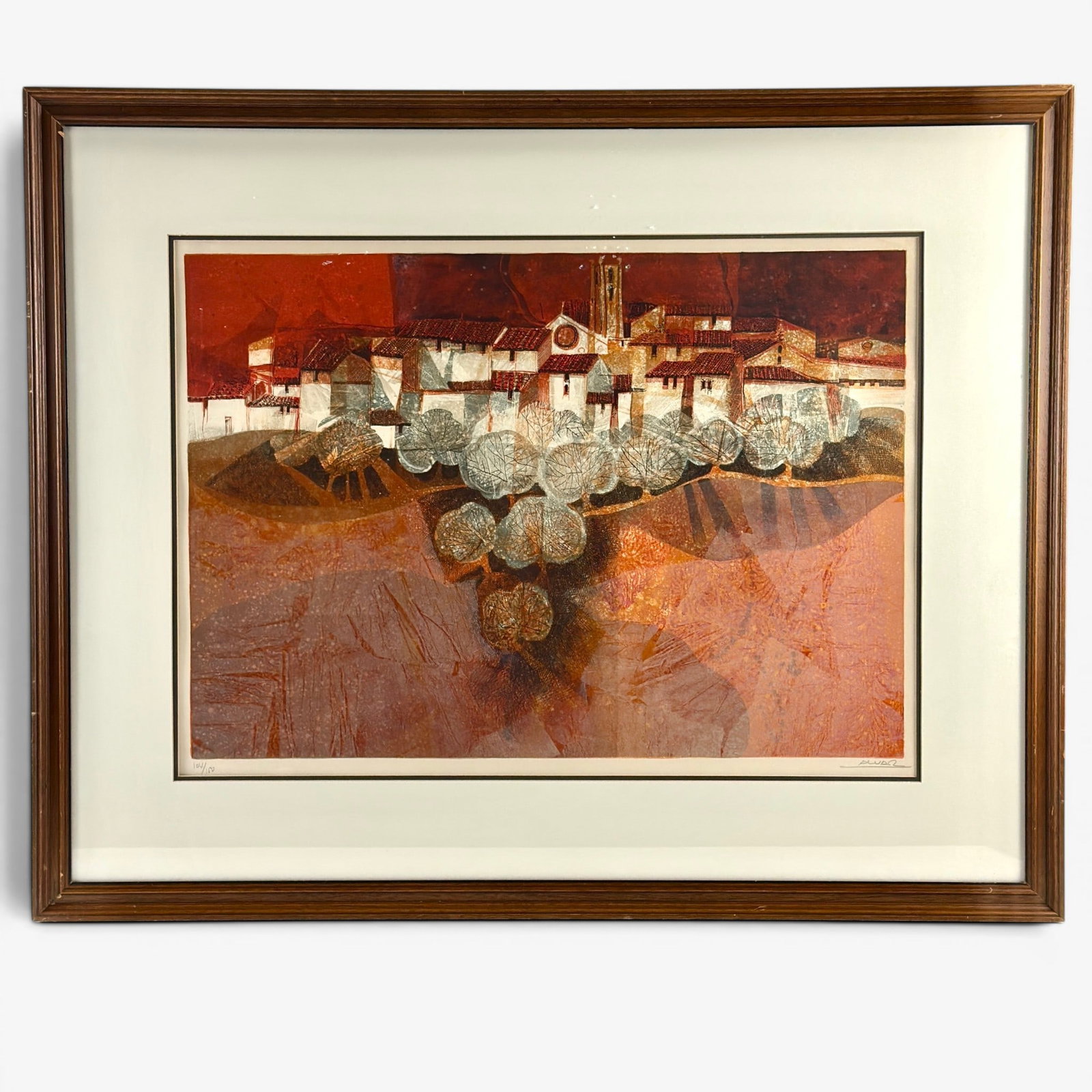 Alvar lithograph of the Red Village (1 of 6)