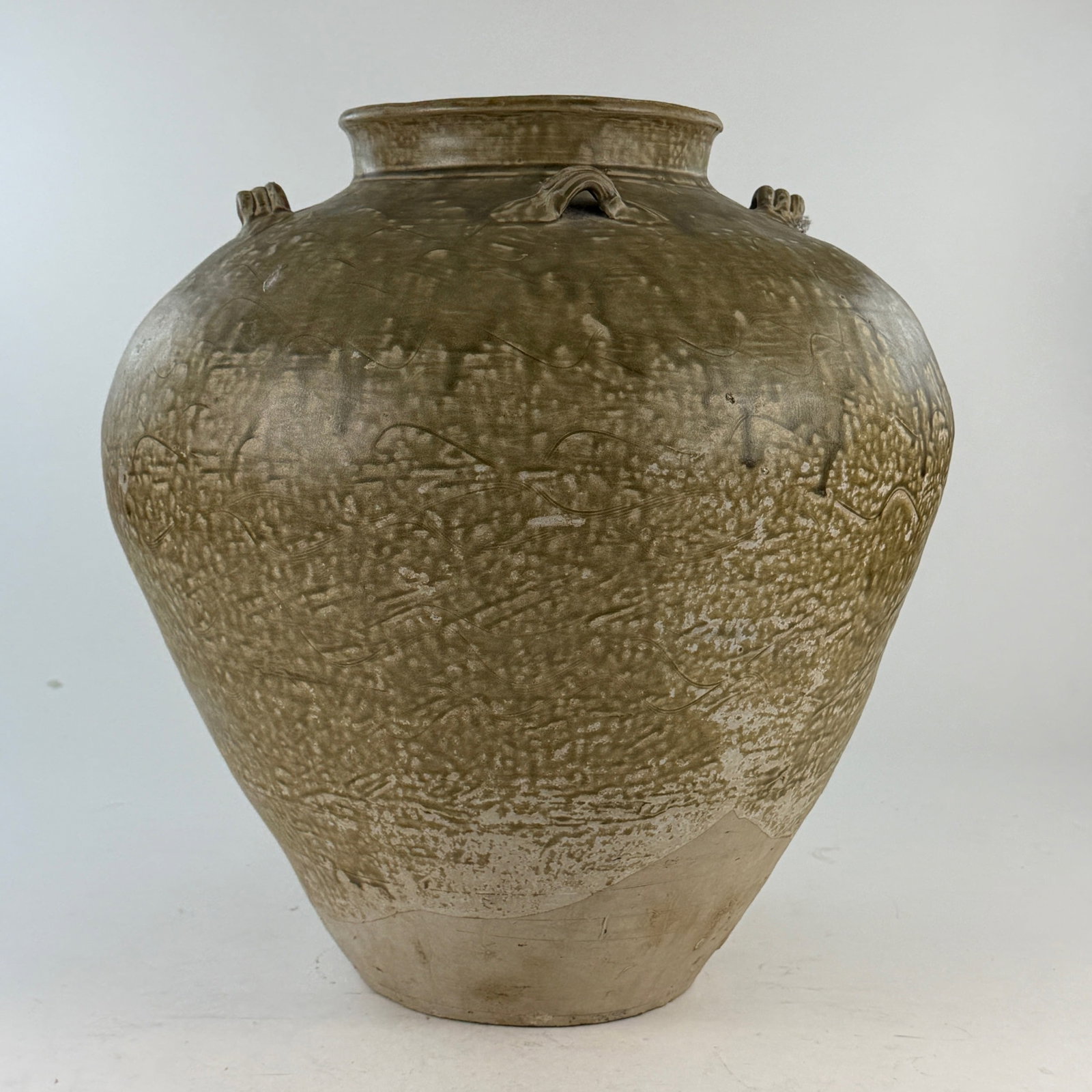 Olive Glazed Martaban Jar - 5