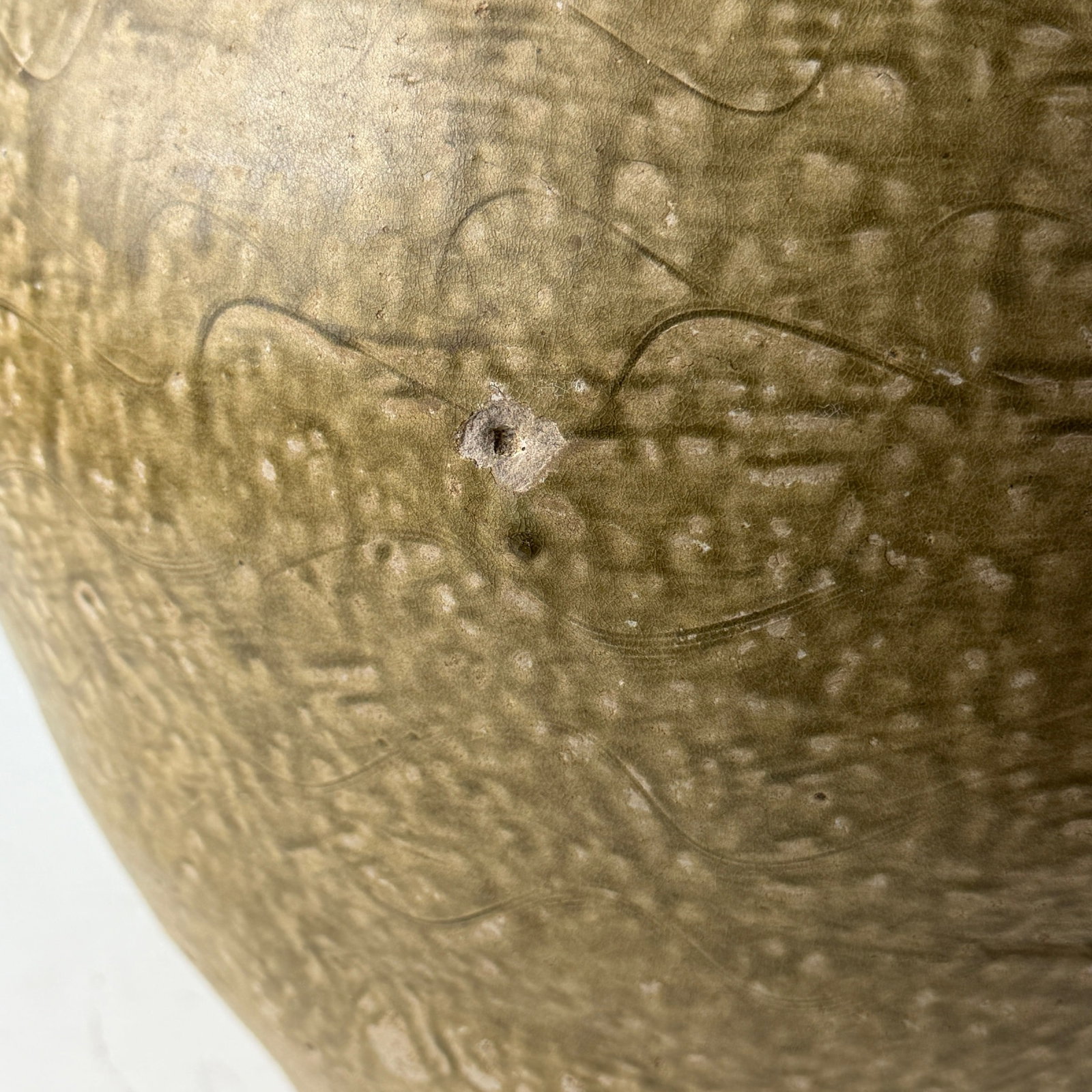 Olive Glazed Martaban Jar - 7