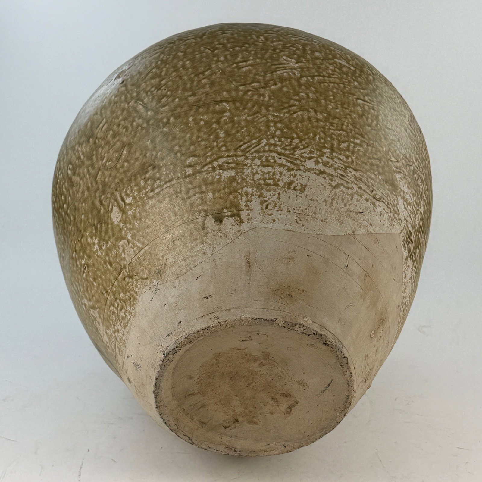 Olive Glazed Martaban Jar - 9