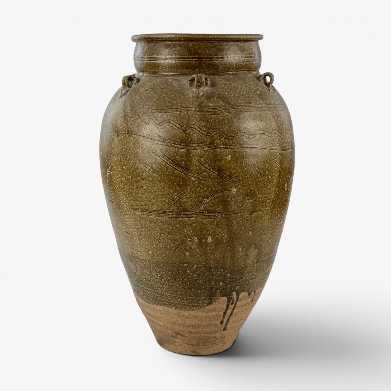 Martaban Jug in Olive Glaze (1 of 11)