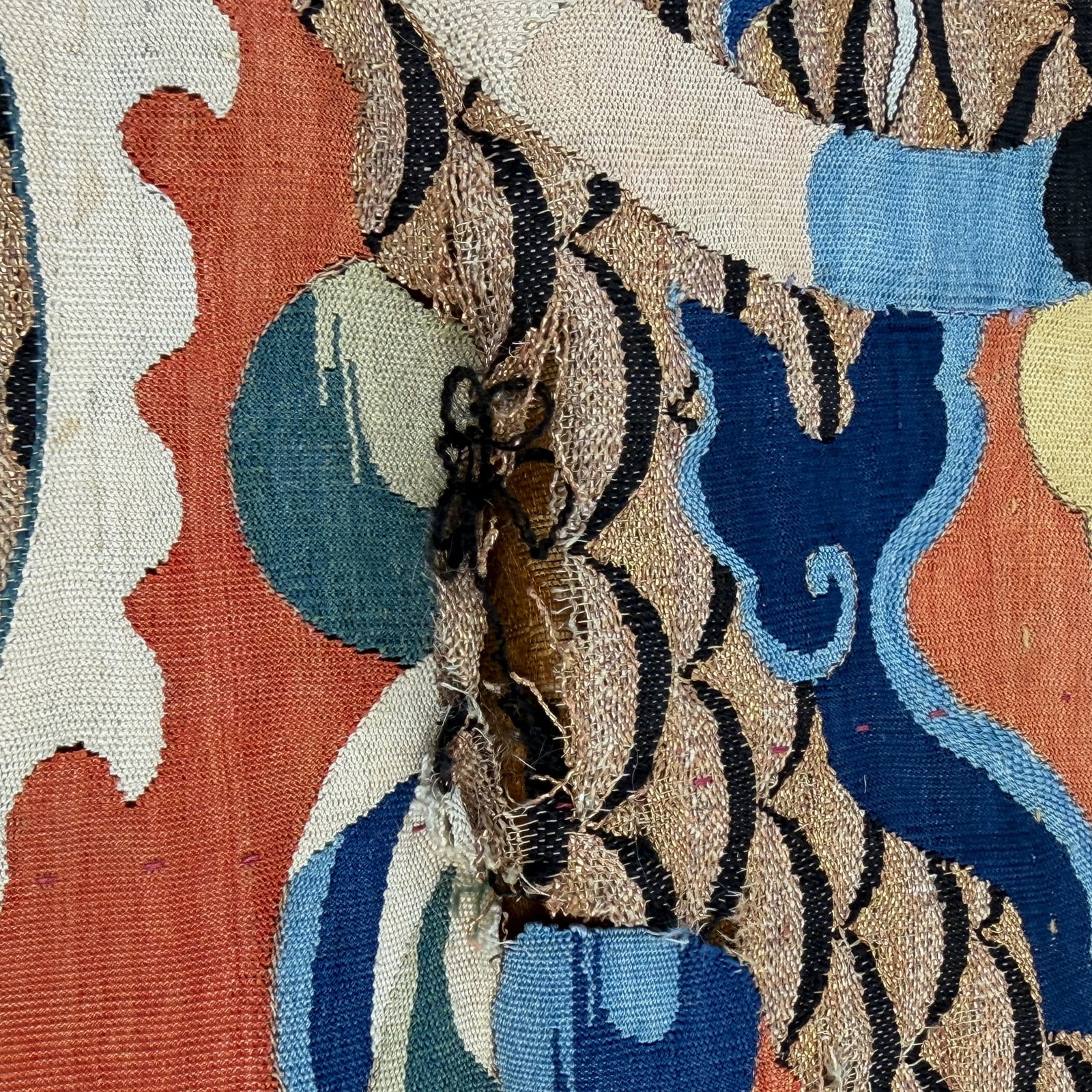Chinese Kesi Dragon Panel - 4