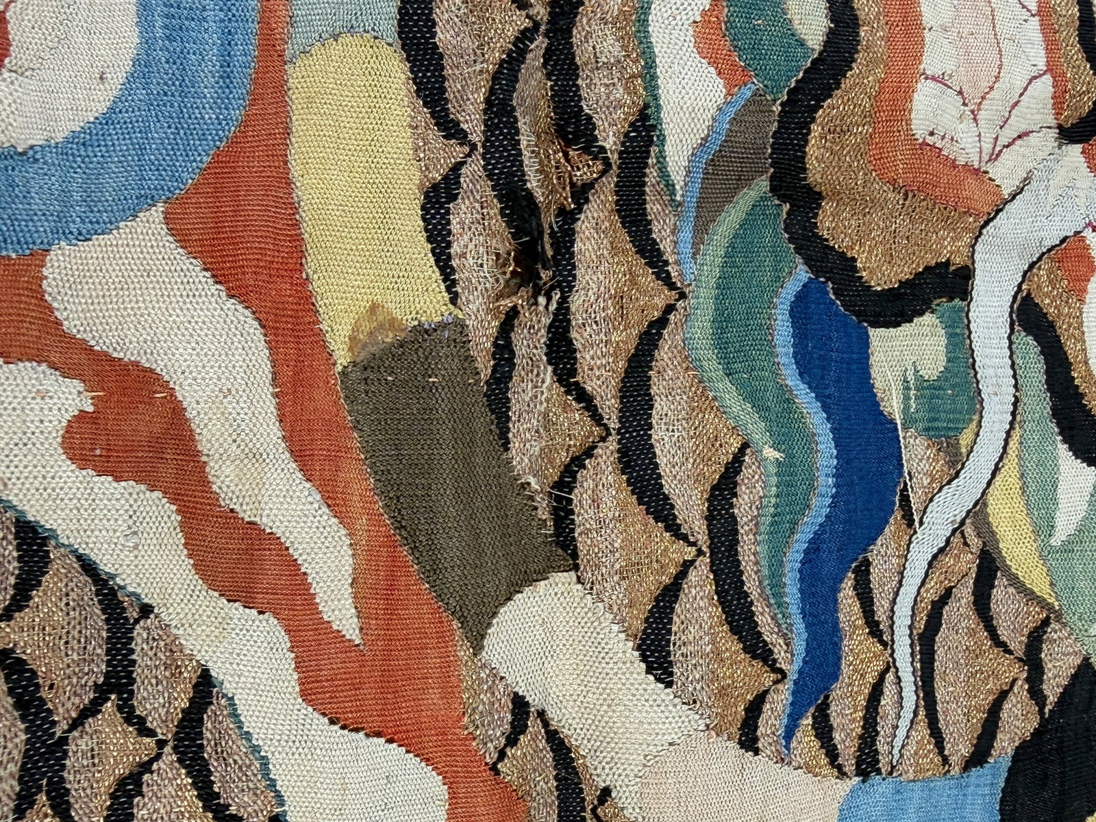 Chinese Kesi Dragon Panel - 5