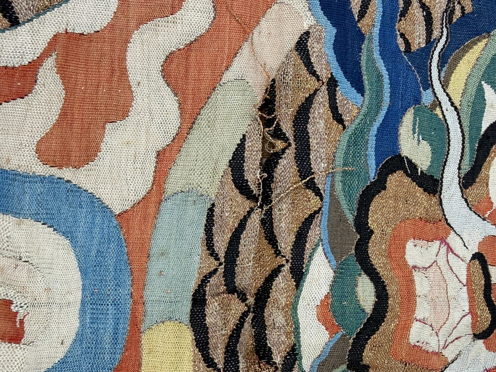 Chinese Kesi Dragon Panel - 6
