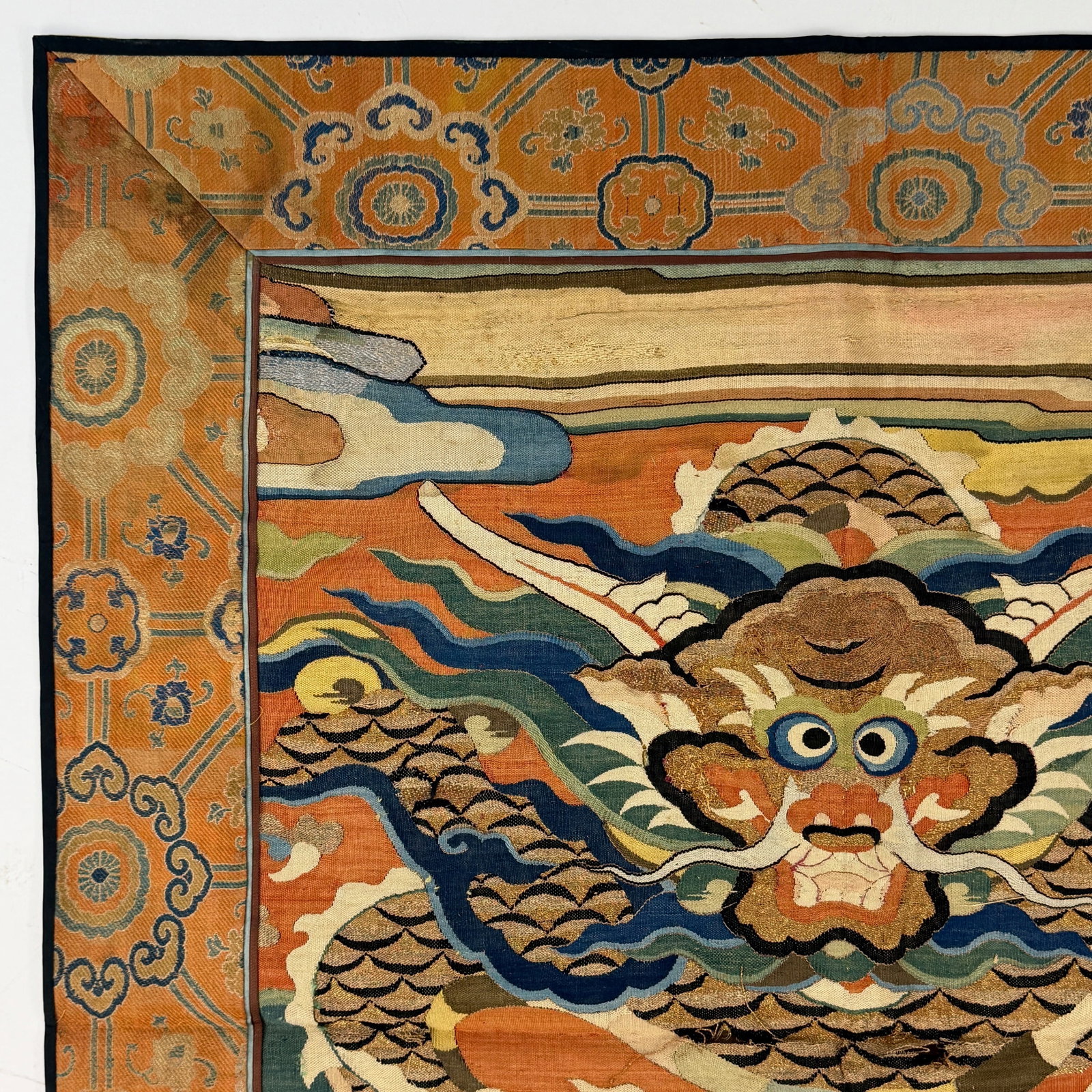 Chinese Kesi Dragon Panel - 8
