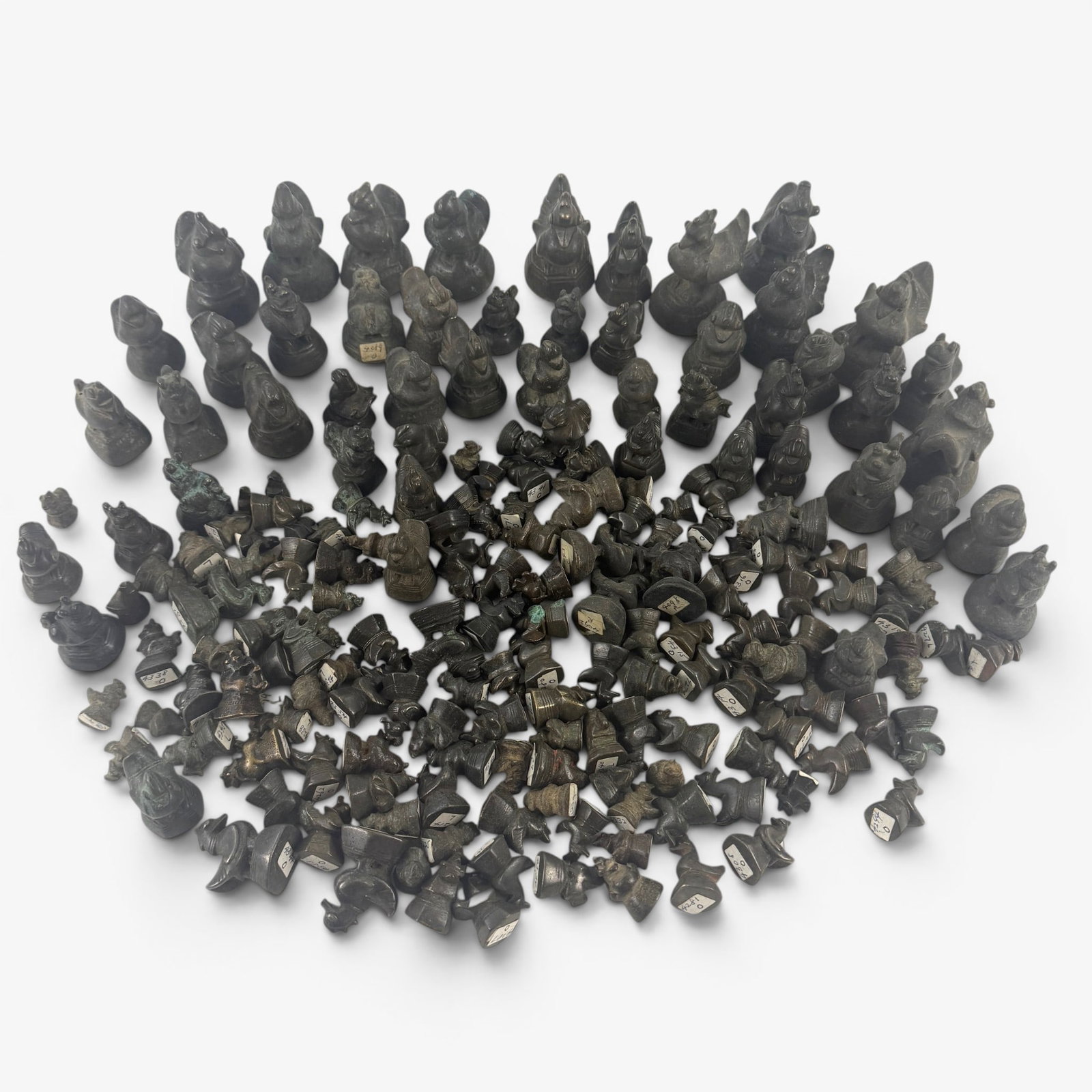 Large Collection of Southeast Asian Opium Weights (1 of 16)