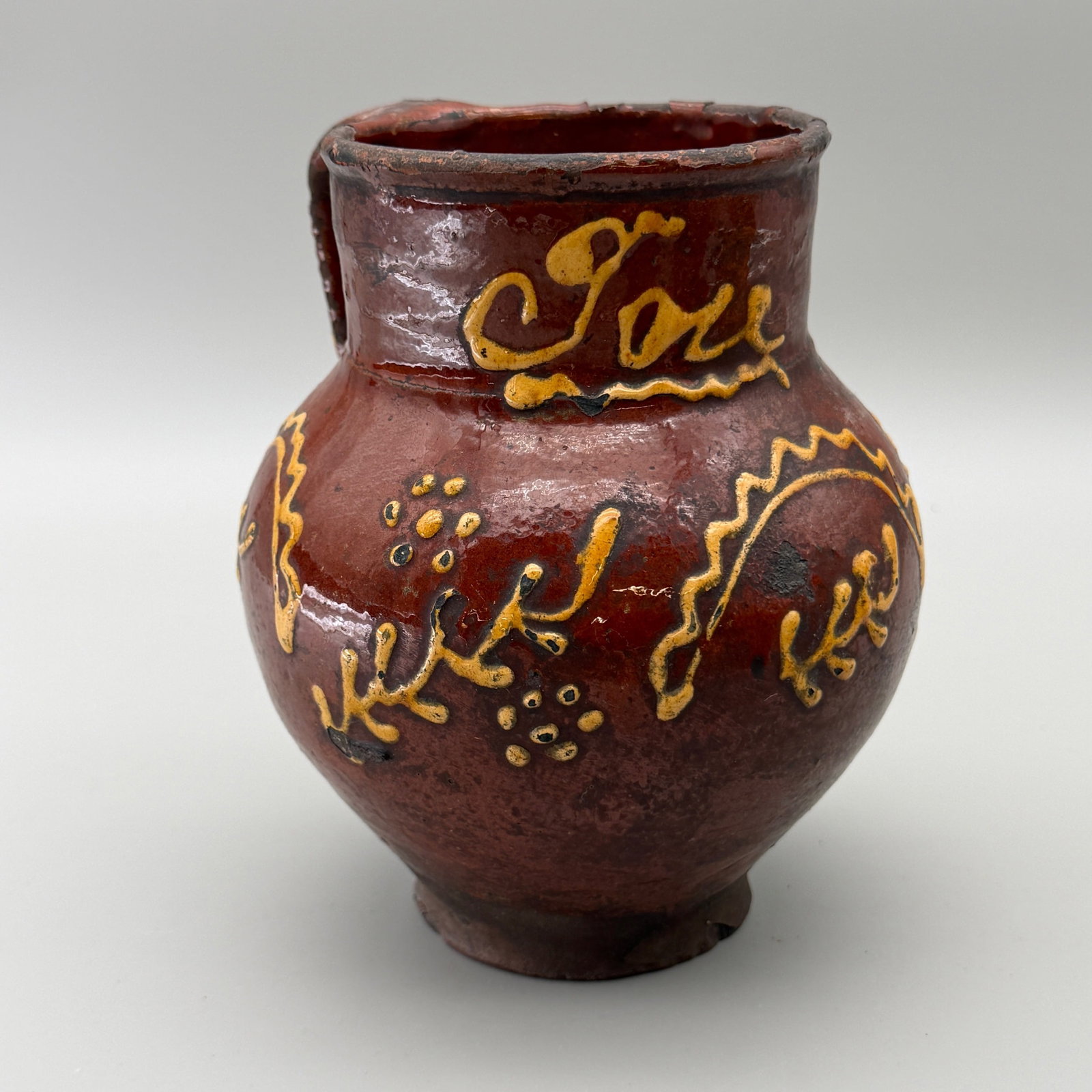 Slipware and Redware Vessels - 3