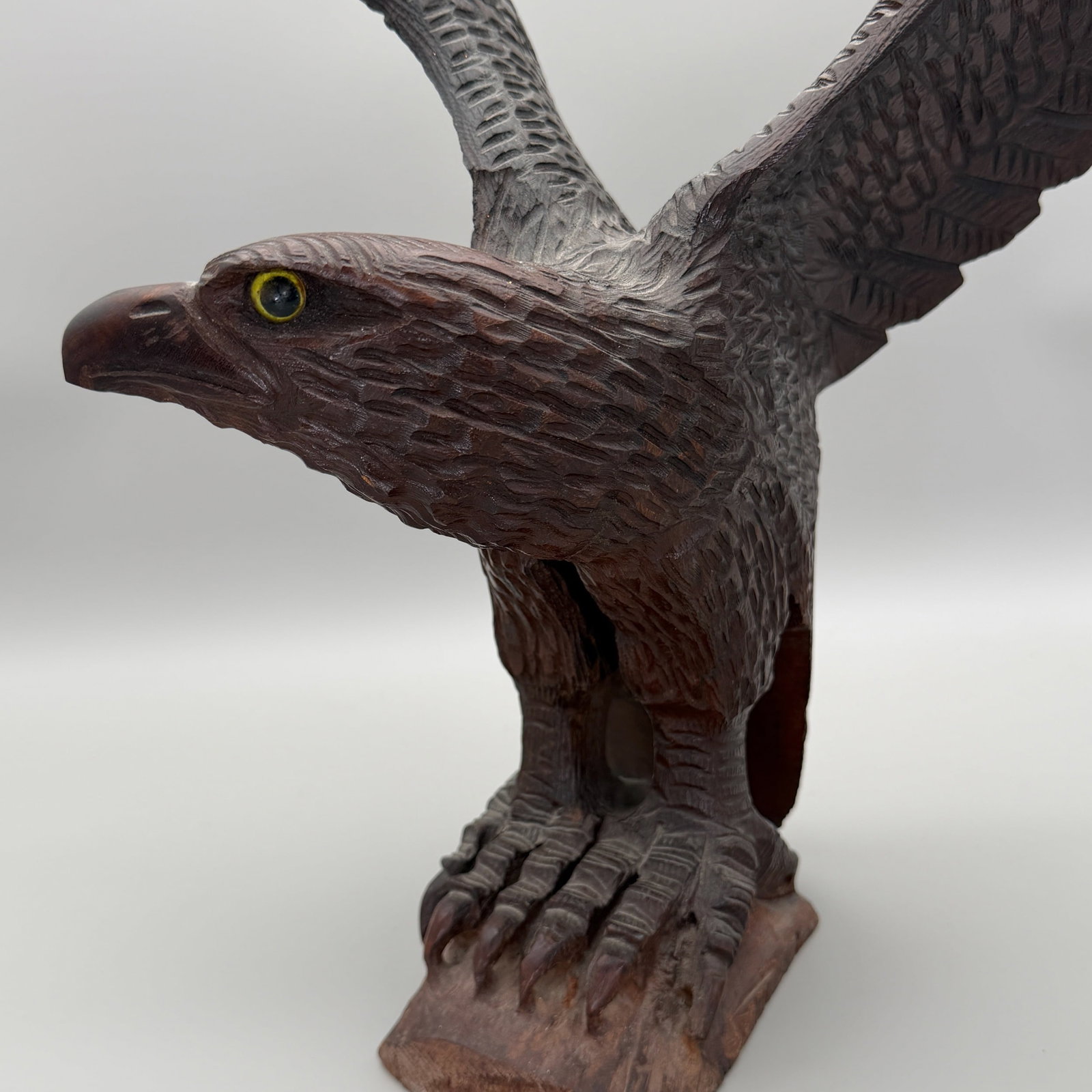 Folk Art Carved Eagle - 4