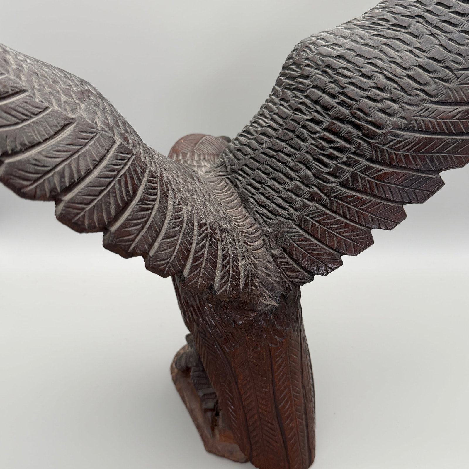 Folk Art Carved Eagle - 5