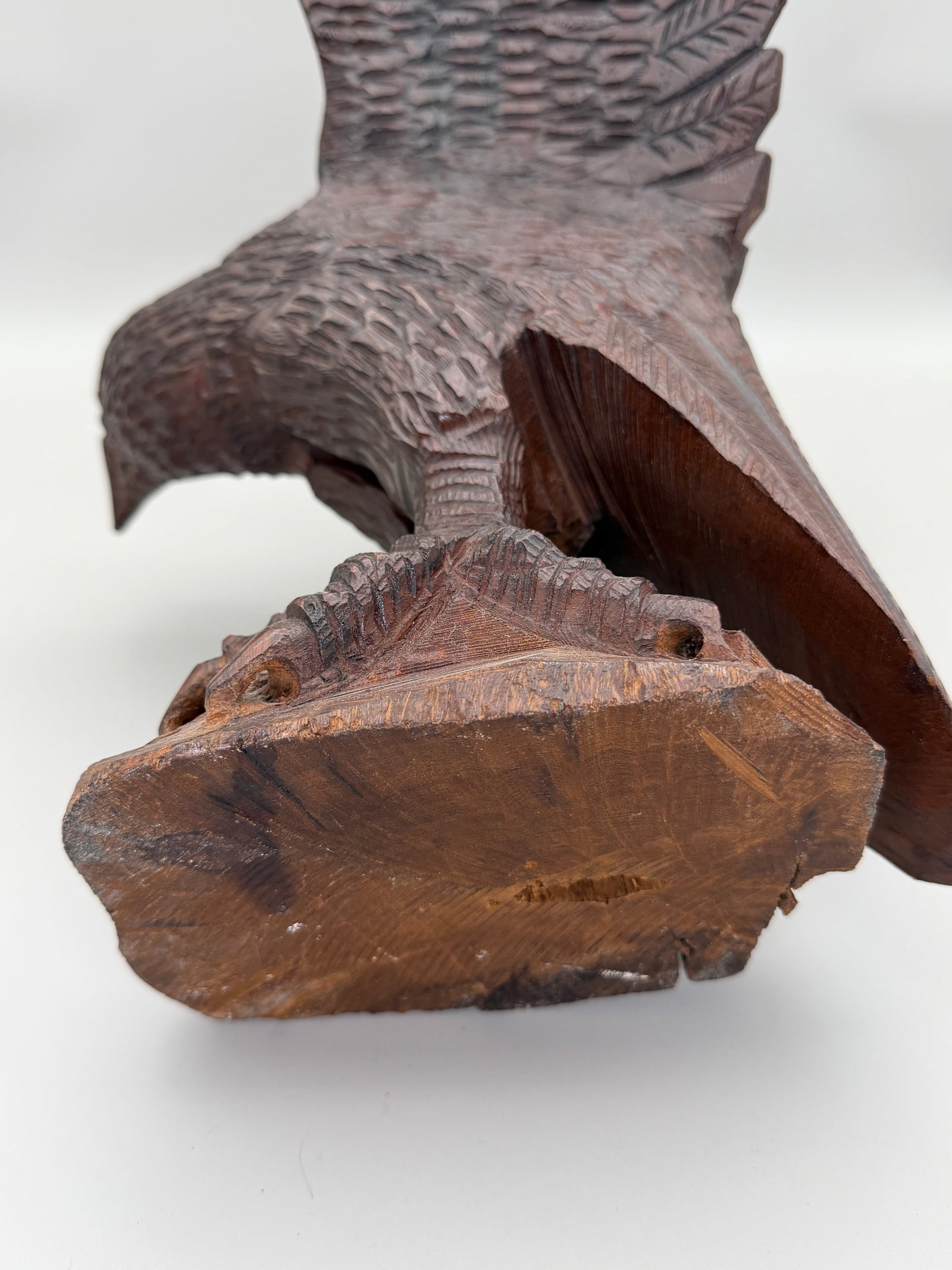 Folk Art Carved Eagle - 6