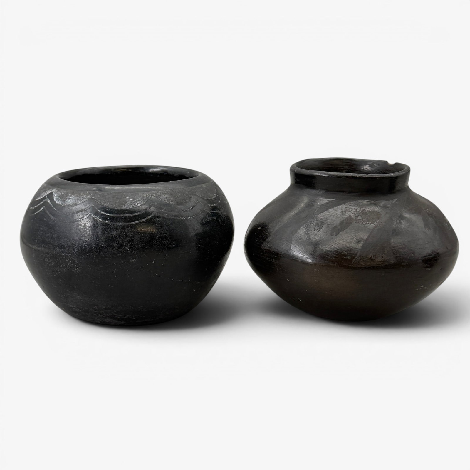 Five Blackware Vessels, Including Santa Clara - 2