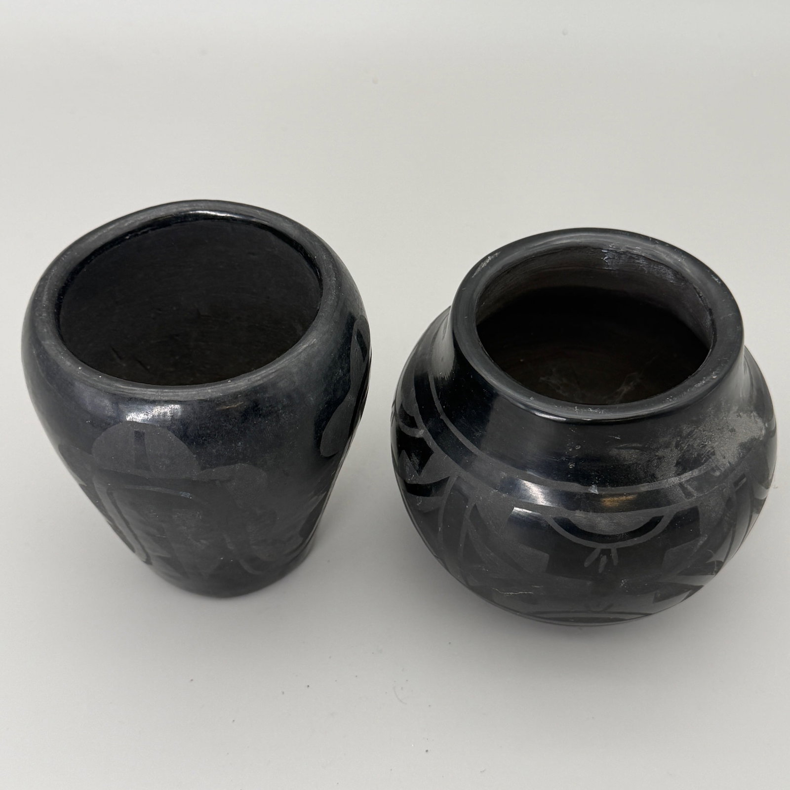 Five Blackware Vessels, Including Santa Clara - 8