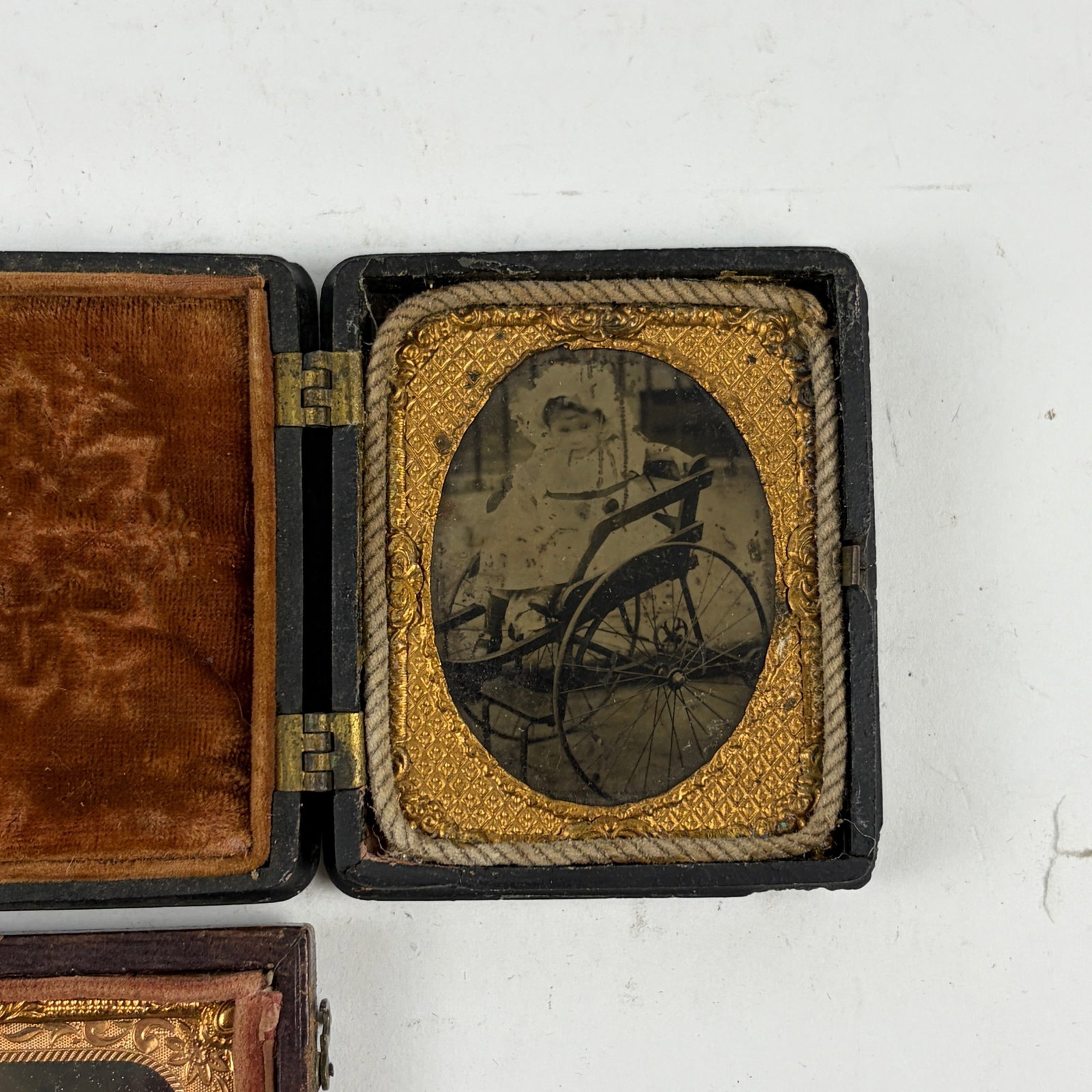 Three Tintypes with Bicycle Riders - 3