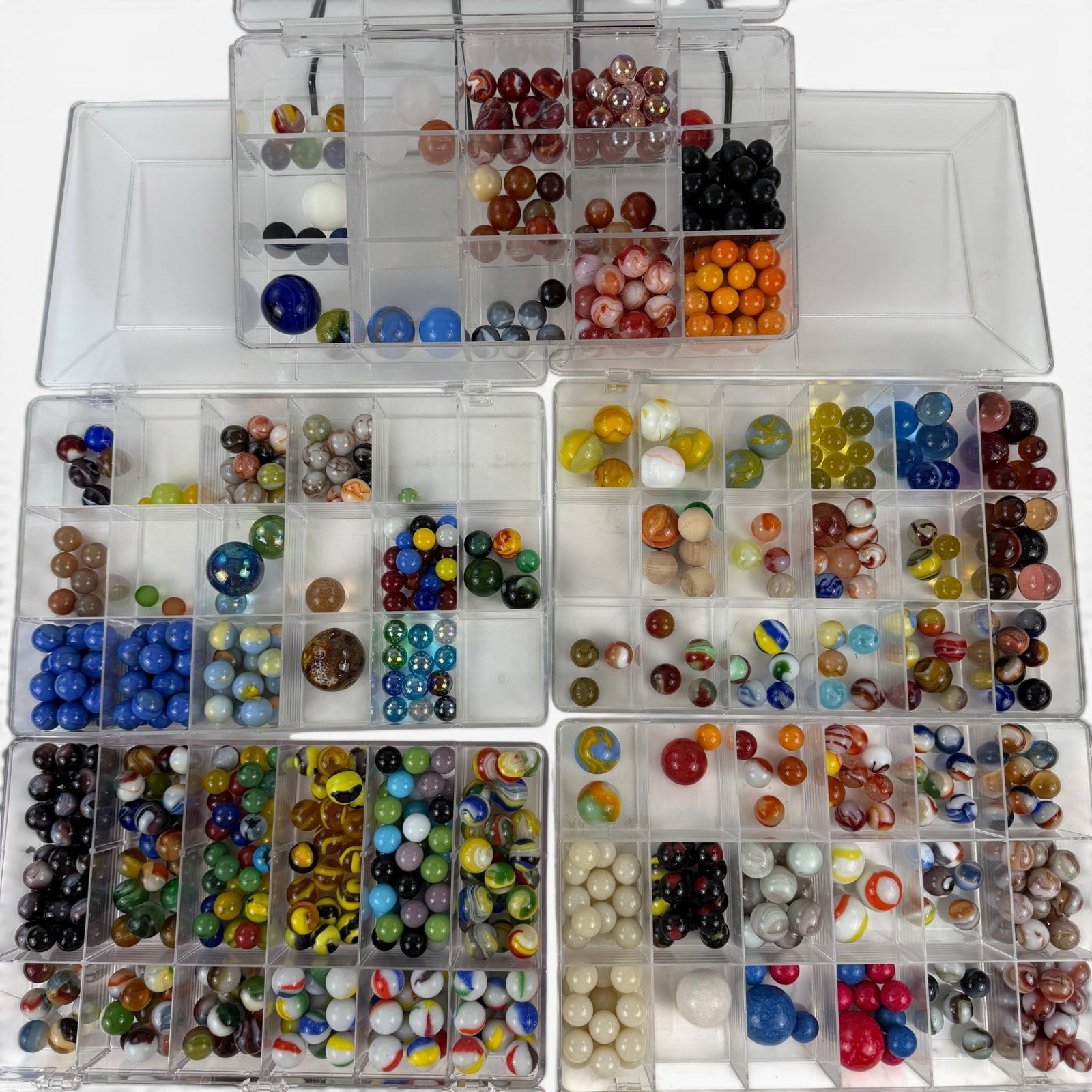 Huge Grouping of Antique Marbles (1 of 16)