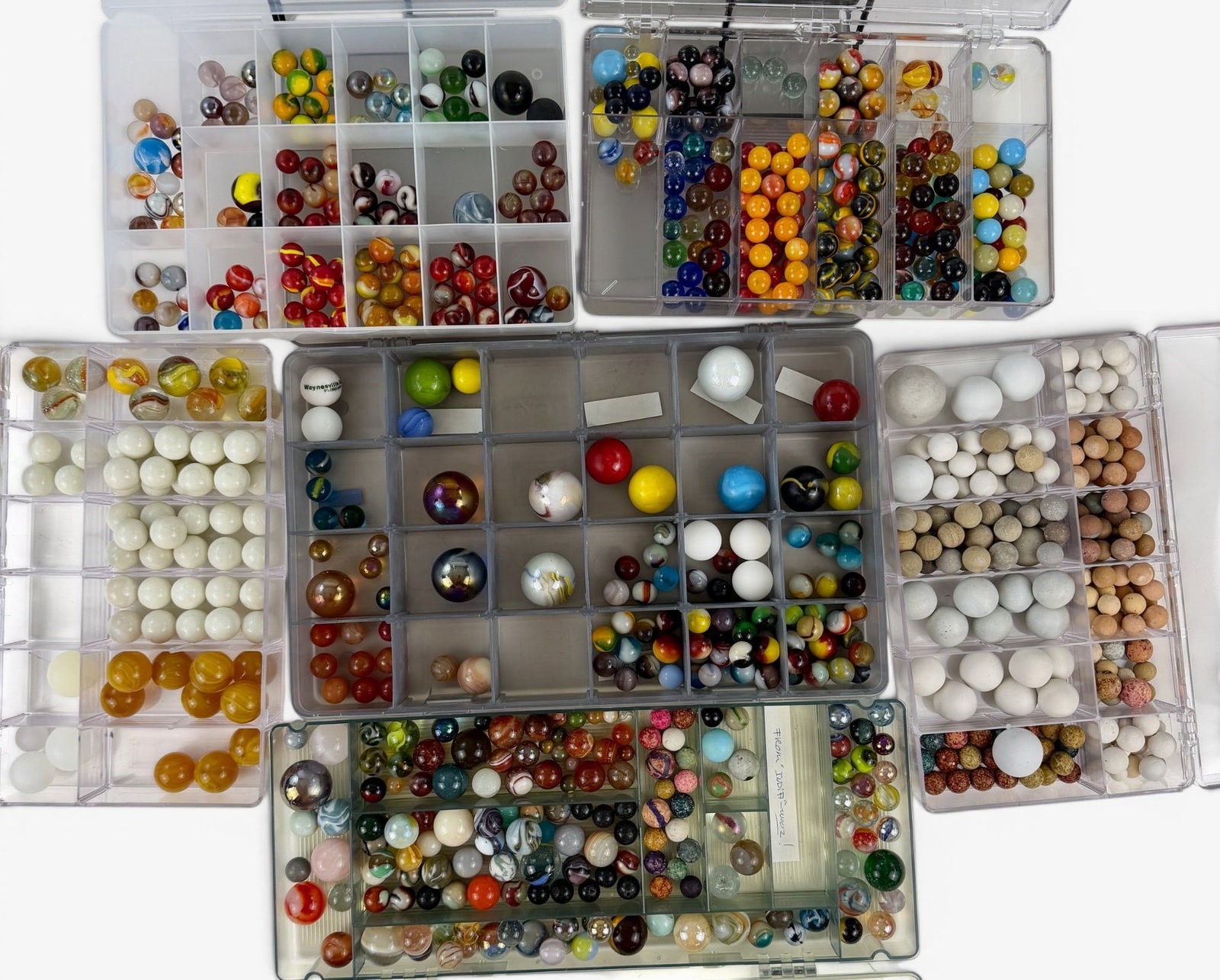 Huge Grouping of Antique Marbles (1 of 11)