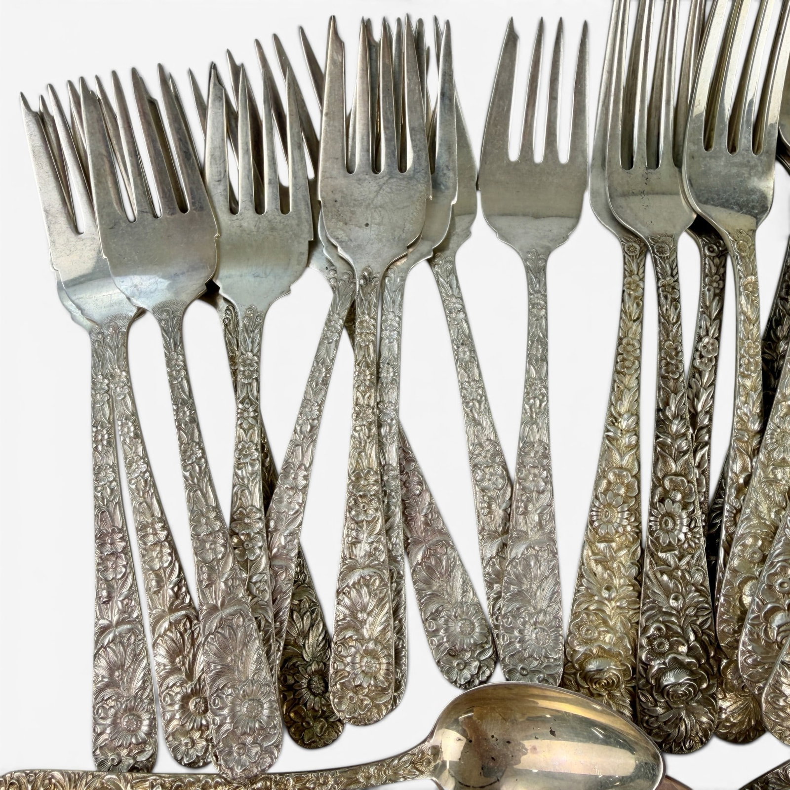 Kirk & Sons Sterling Flatware Set - 2