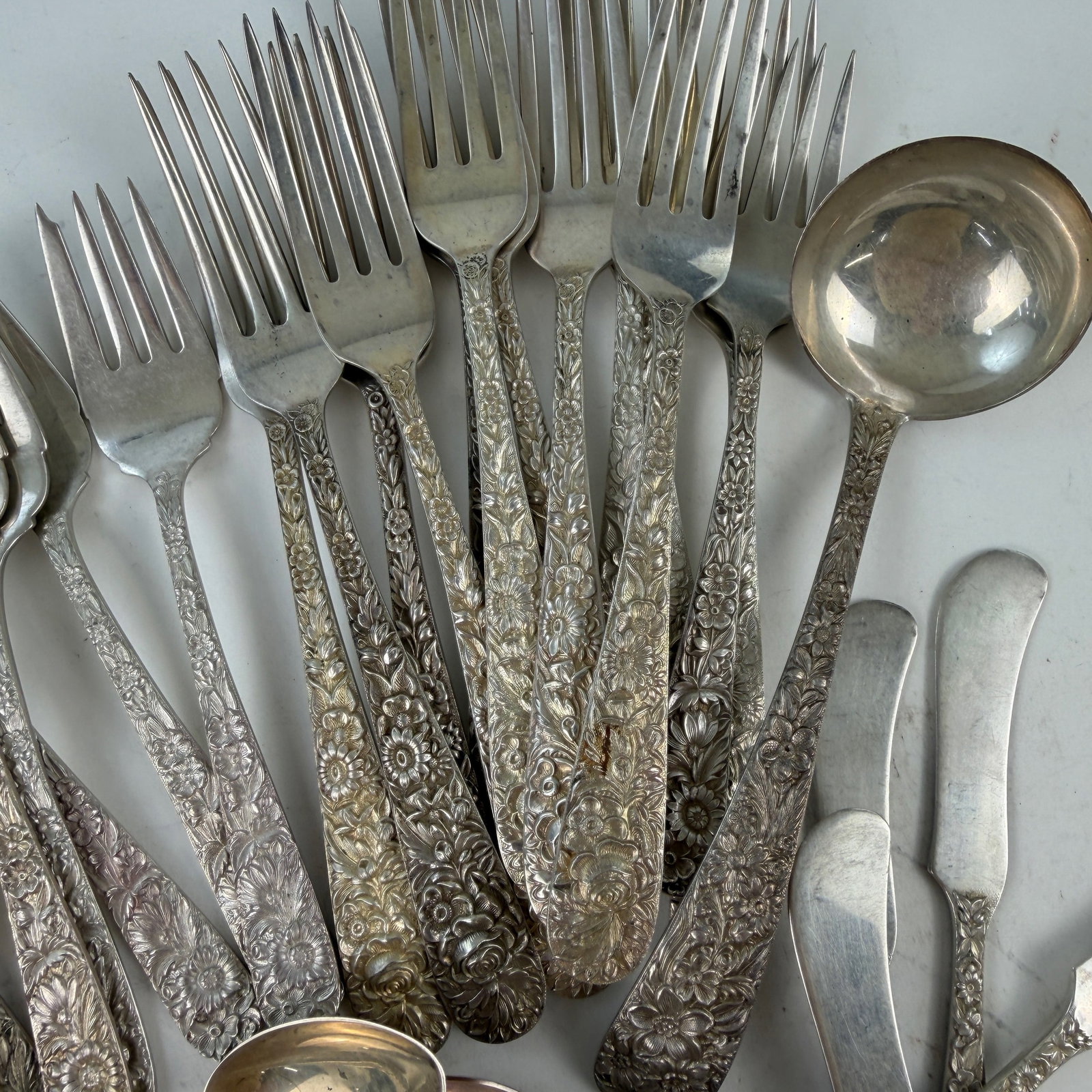Kirk & Sons Sterling Flatware Set - 3