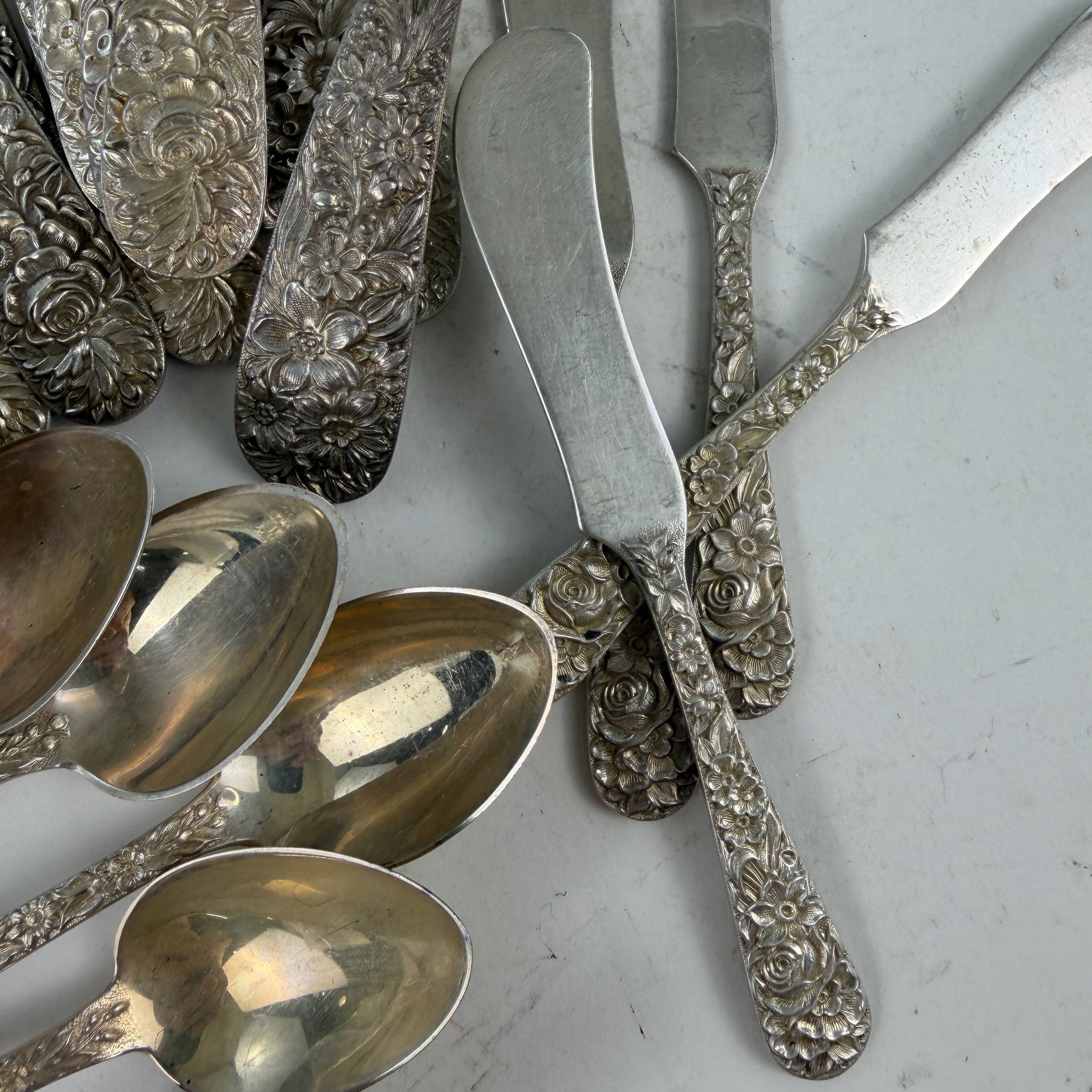 Kirk & Sons Sterling Flatware Set - 4