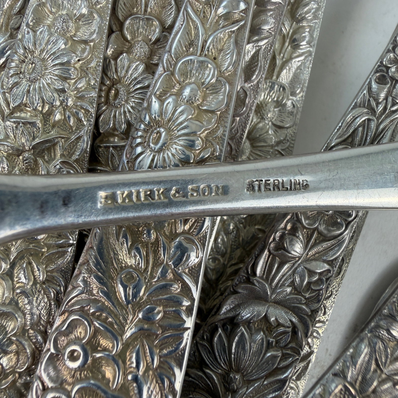 Kirk & Sons Sterling Flatware Set - 6