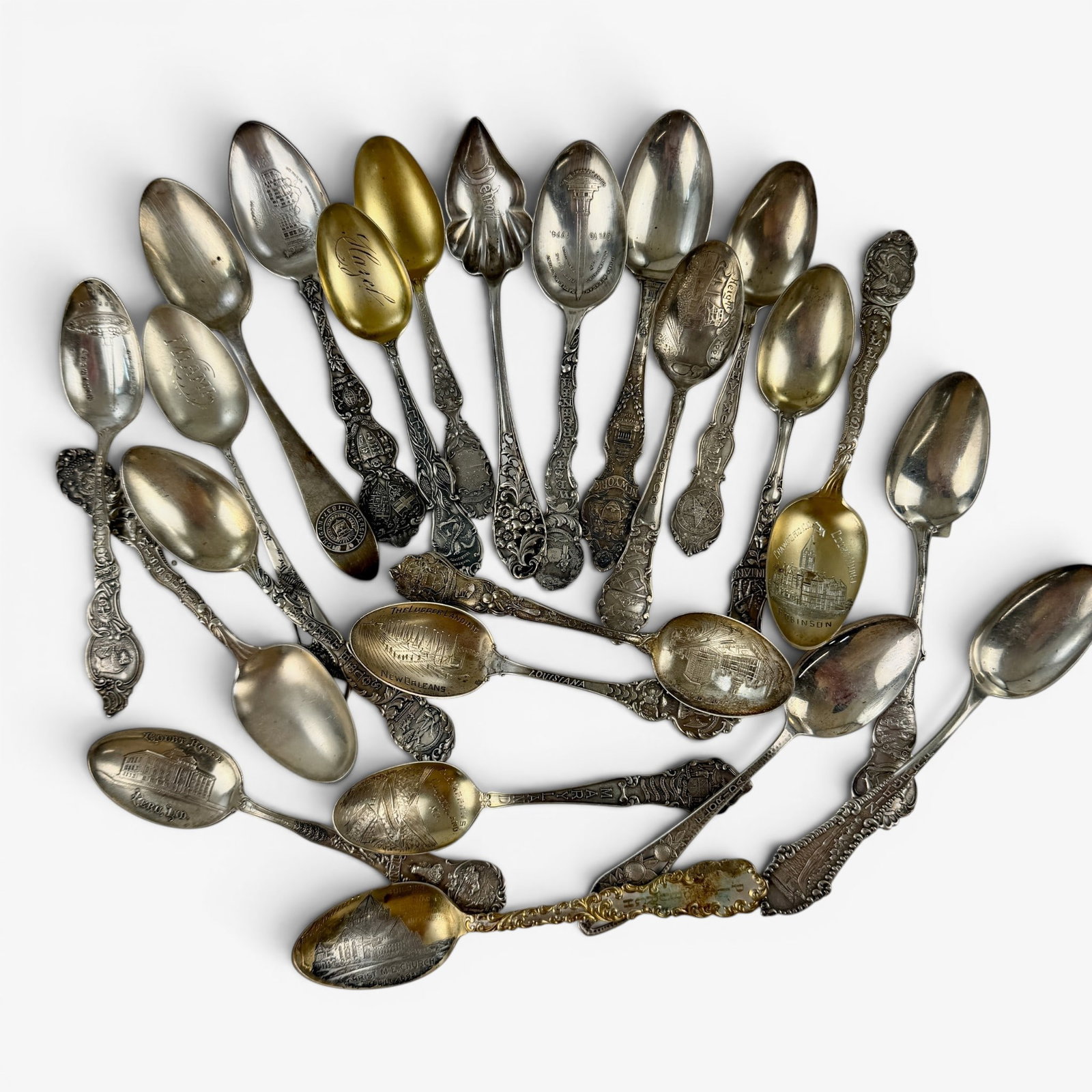Sterling Souvenir Spoon Collection (1 of 9)