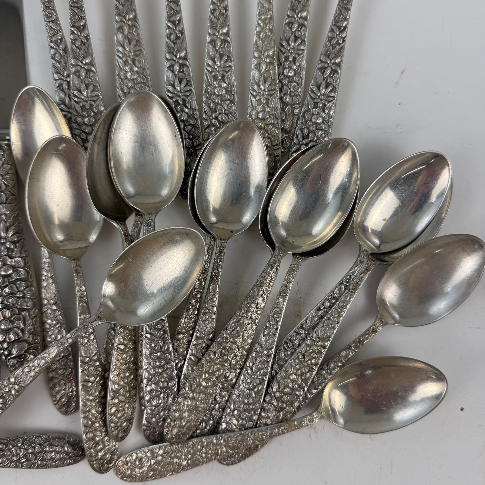 Sterling Repousee Flateware - 4