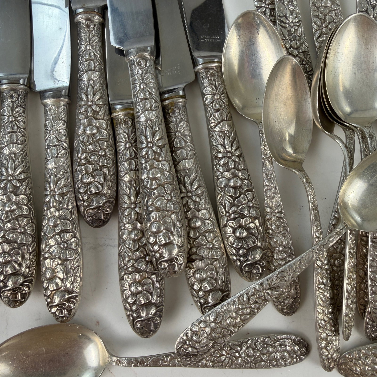 Sterling Repousee Flateware - 5