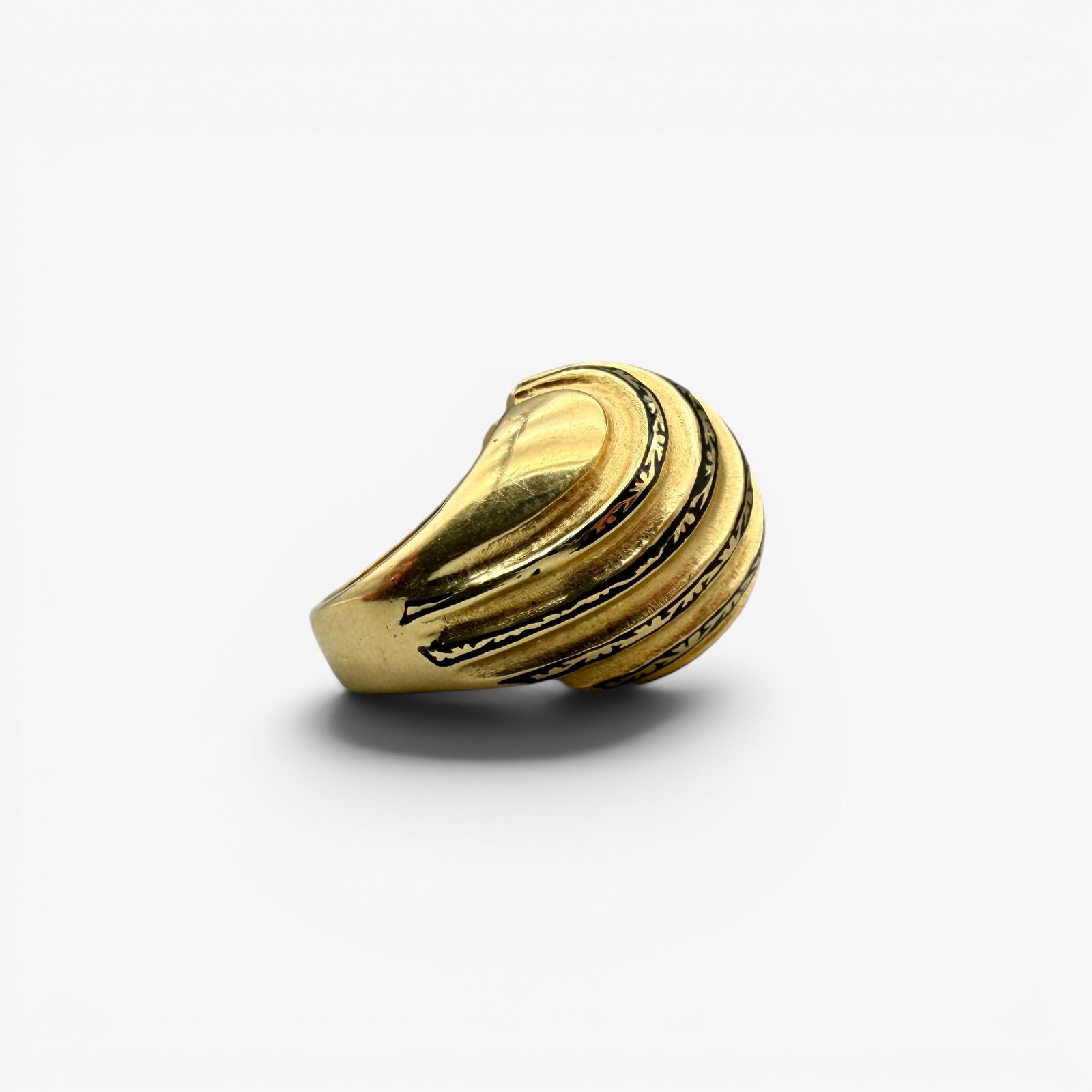 18K Gold Men's Ring - 2